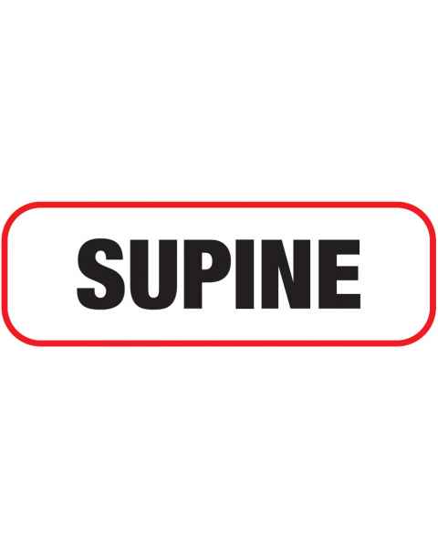 SUPINE Label