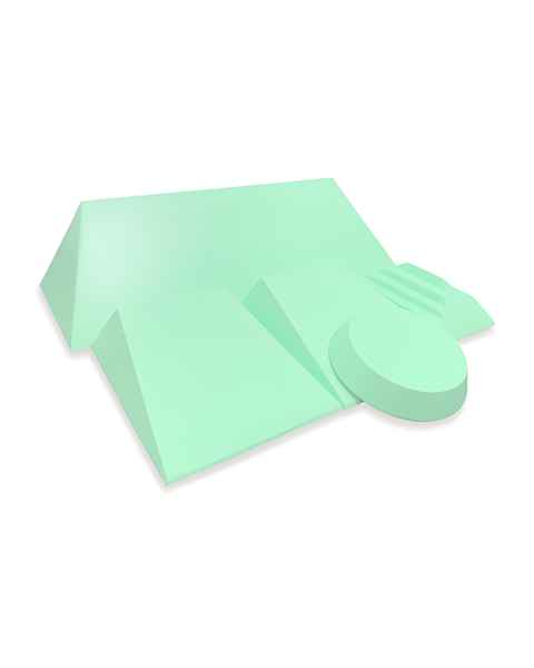 Techno-Aide YB-C-A13-MR MR Safe Coated General Sponge Bundle P
