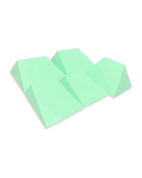 Techno-Aide YB-C-A20-MR MR Safe Coated Wedge Sponge Bundle A