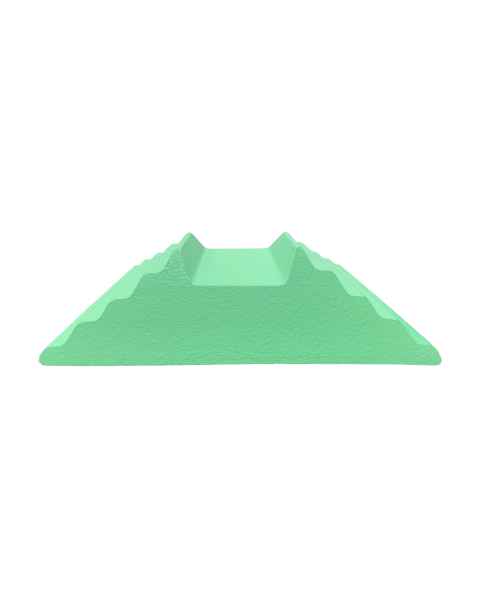 Techno-Aide YCAB-MR MR Safe Coated Bilateral Adult Oblique Finger Block Sponge, Stealth - 12