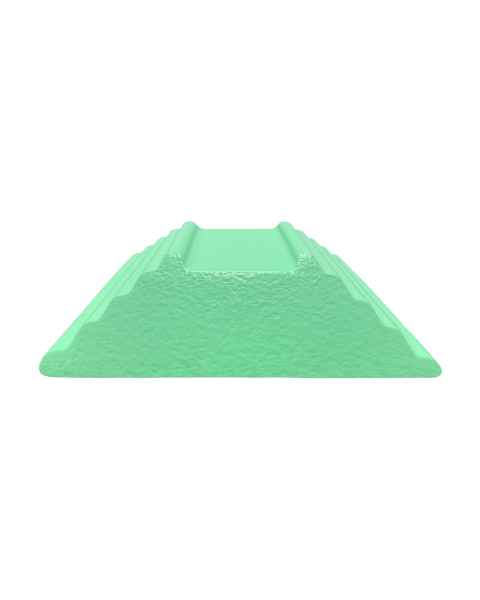 Techno-Aide YCAC-MR MR Safe Coated Bilateral Pediatric Oblique Finger Block Sponge, Stealth - 7.75