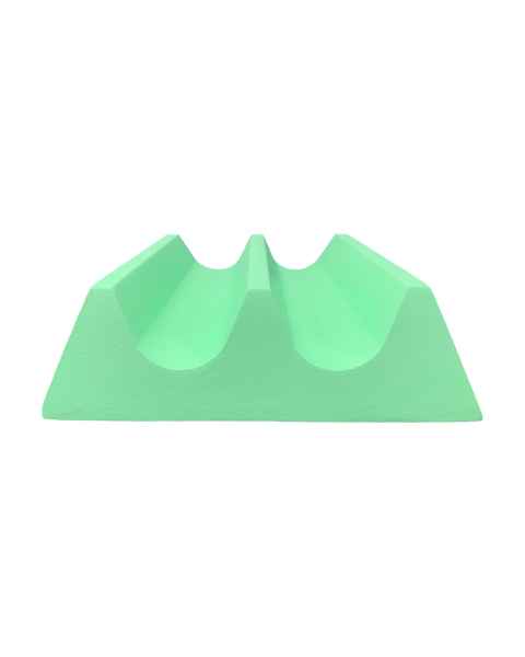 Techno-Aide YCAG-MR MR Safe Coated Bilateral Leg Immobilizer Sponge, Stealth - 21