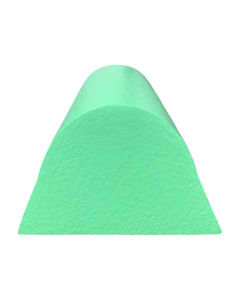 Techno-Aide YCAR-MR MR Safe Coated Cervical Head Rest Sponge, Stealth - 16" L x 7.5" W x 4.5" H