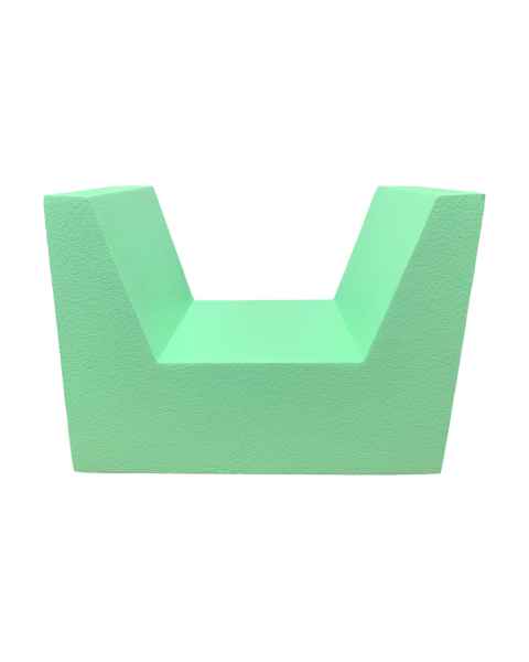 Techno-Aide YCAW-MR MR Safe Coated Adult Myelogram Block Sponge, Non-Stealth - 22" L x 10" W x 14" H