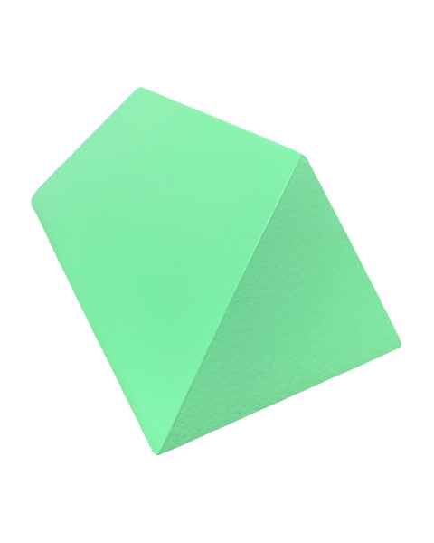 Techno-Aide YCBB-MR MR Safe Coated 45 Degree Spinal Wedge Sponge, Stealth - 20.25