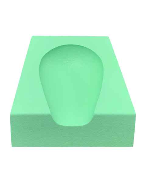 Techno-Aide YCBW-MR MR Safe Coated CT Headrest Sponge, Non-Stealth - 12.5