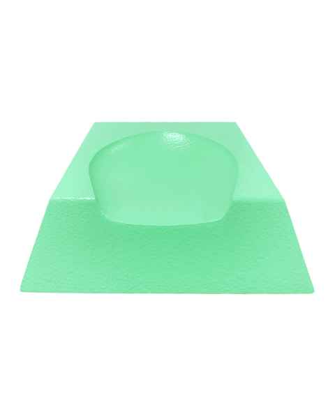 Techno-Aide YCET-MR MR Safe Coated Occipital Head Support Sponge, Non-Stealth - 13" L x 12.75" W x 4.5" H