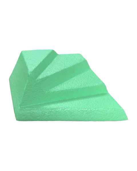 Techno-Aide YCFR-MR MR Safe Coated Right Lateral Finger Block Sponge - 6" L x 6.125" W x 3.25" H