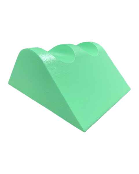 Techno-Aide YMCM-MR MR Safe Coated Medium Leg Rest Sponge with Knee Cutouts, Stealth - 16.25