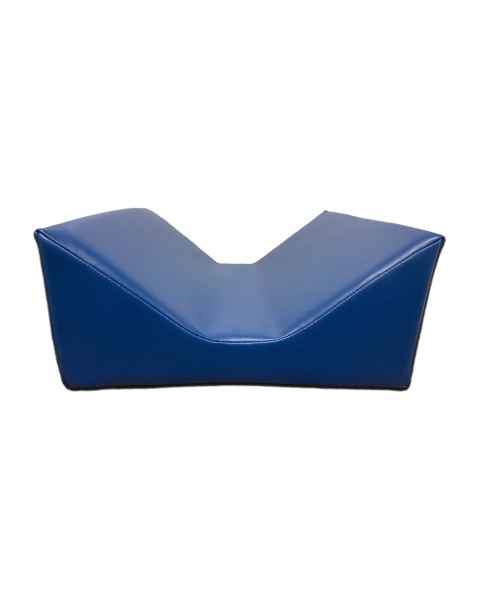 Techno-Aide YVAM-MR MR Safe Vinyl Covered Flat Bottom V-Trough / AP & PA Adult Head Holder Sponge - 15