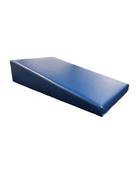 Techno-Aide YVWA-MR MR Safe Vinyl Covered Specialty Stretcher and Wheelchair Wedge Sponge - 24.50" L x 14" W x 5.5" H