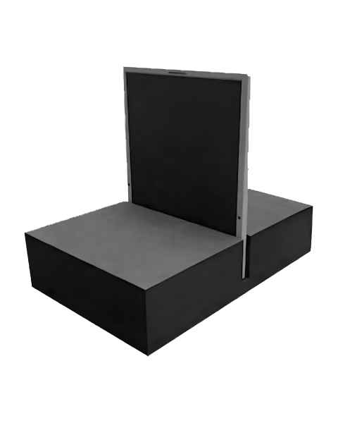 Techno-Aide YXWB-MR MR Safe Closed Cell Weight Bearing Cassette Holder - 17.5" L x 11.5" W x 4" H, Actual Use with a 10" x 12" Receptor (The Receptor is not included.)