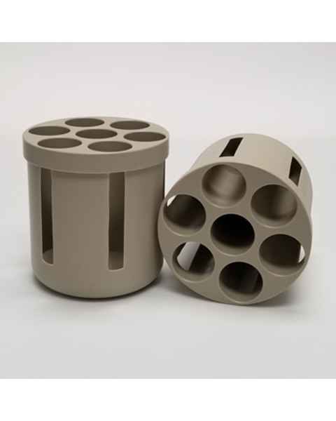 Hermle Z446-750-A50R 7 x 50 mL Round Adapter for Z496-1000-1L Bucket