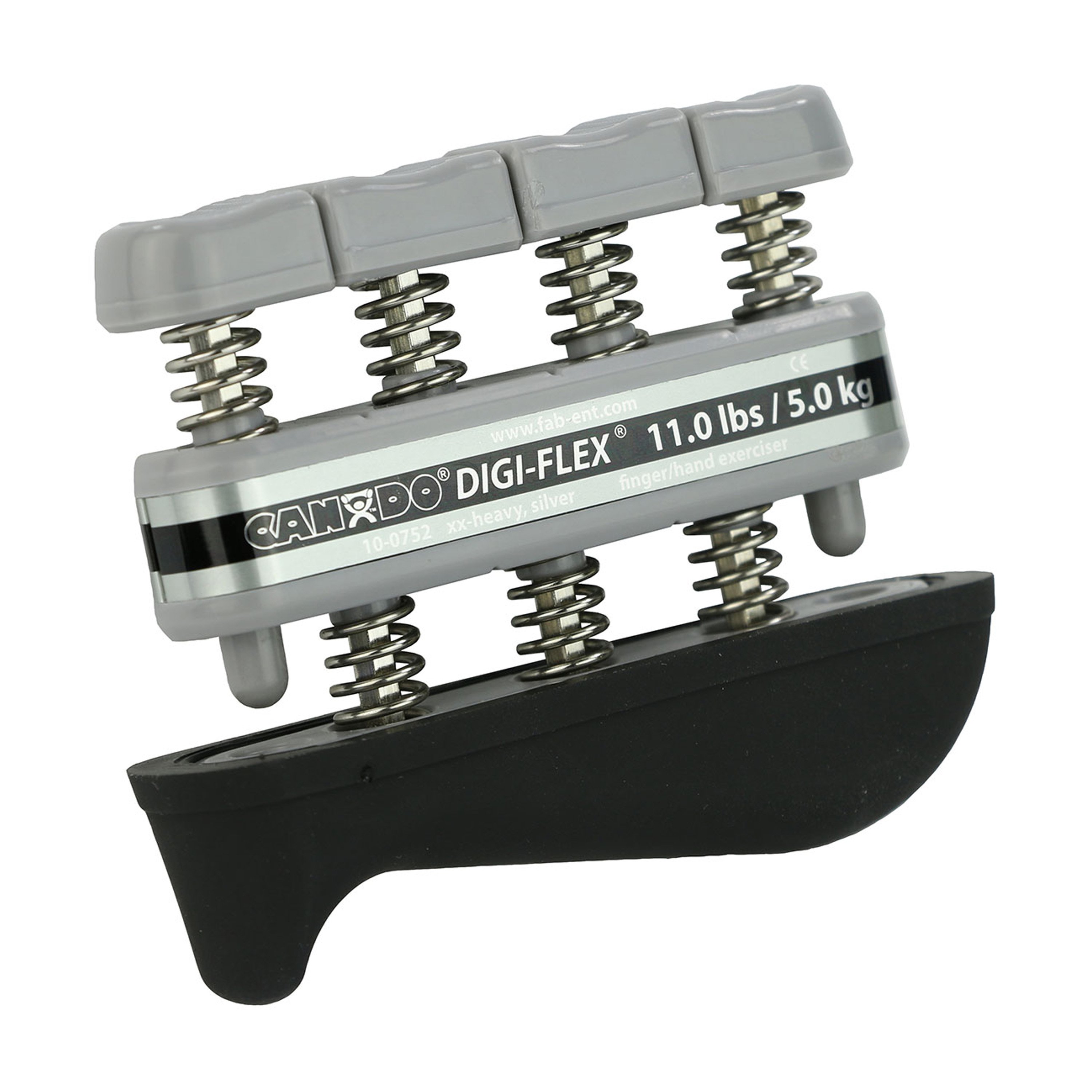CanDo® Digi-Flex® Hand and Finger Exerciser - Silver, XX-Heavy (Per Each)