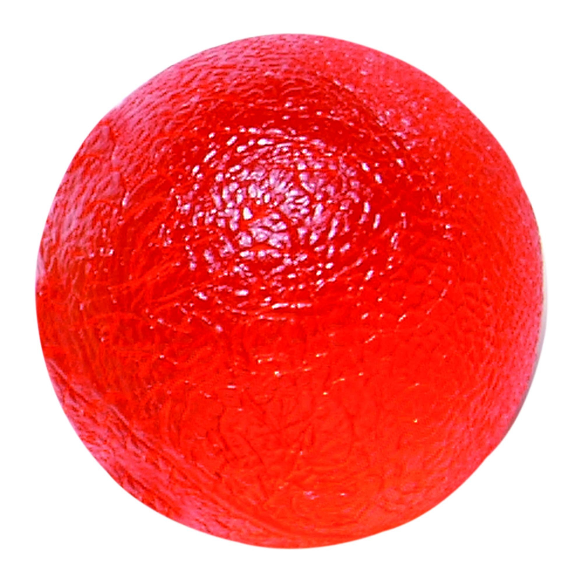 CanDo® Gel Squeeze Ball, Standard Circular - Light Resistance, Red (Per Each)
