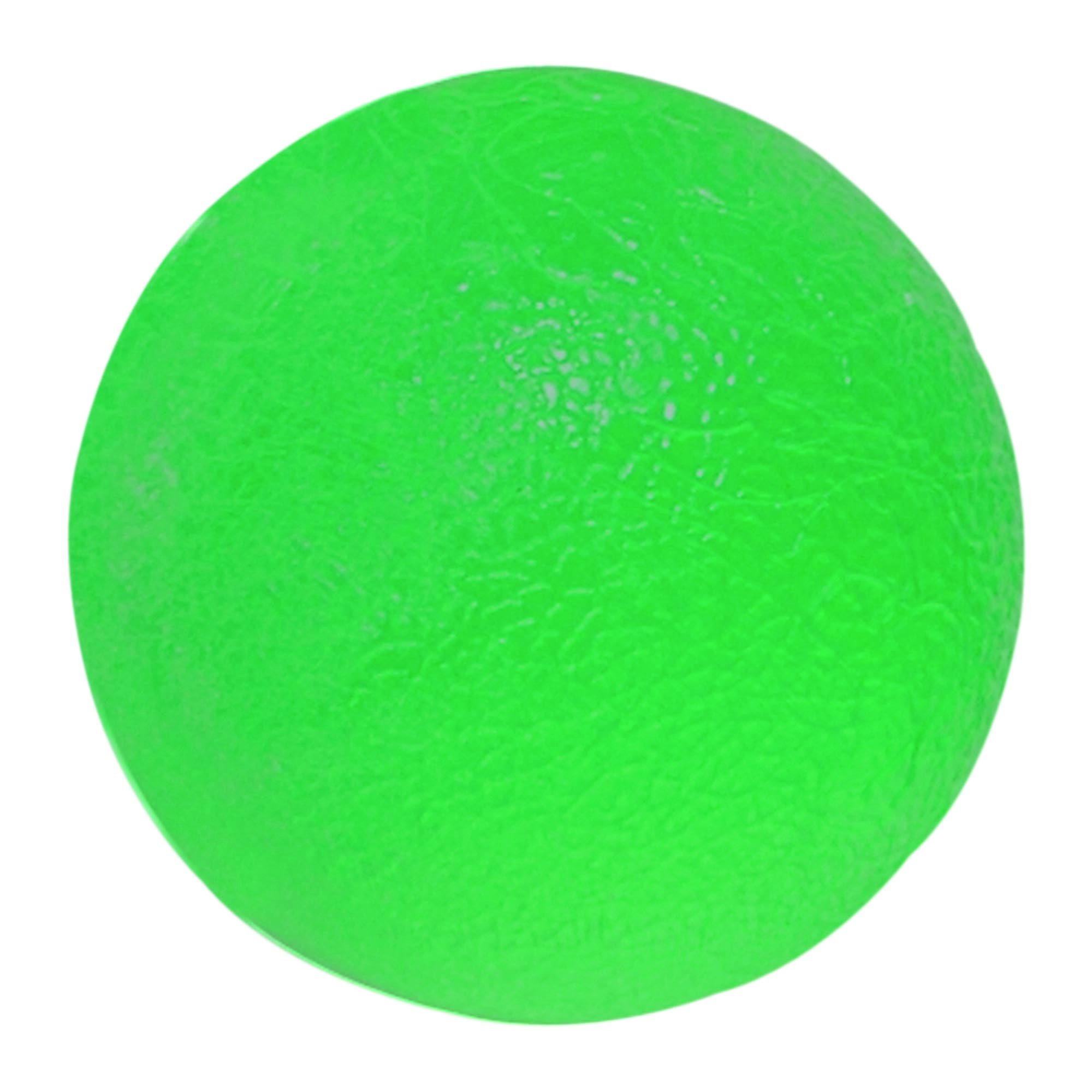 CanDo® Gel Squeeze Ball, Standard Circular - Medium Resistance, Green (Per Each)