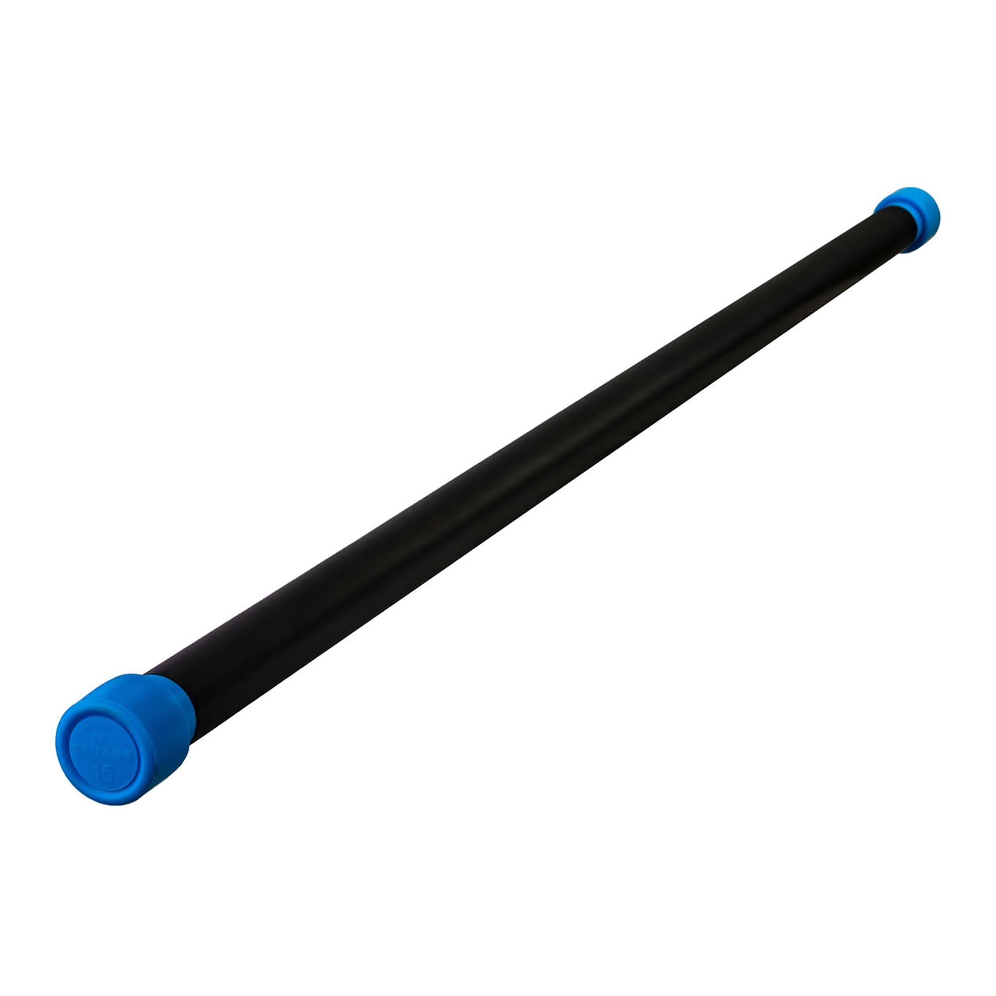 CanDo® Jumbo® WaTE™ Weighted Exercise Bar - 15 lbs, Light Blue (Per Each)