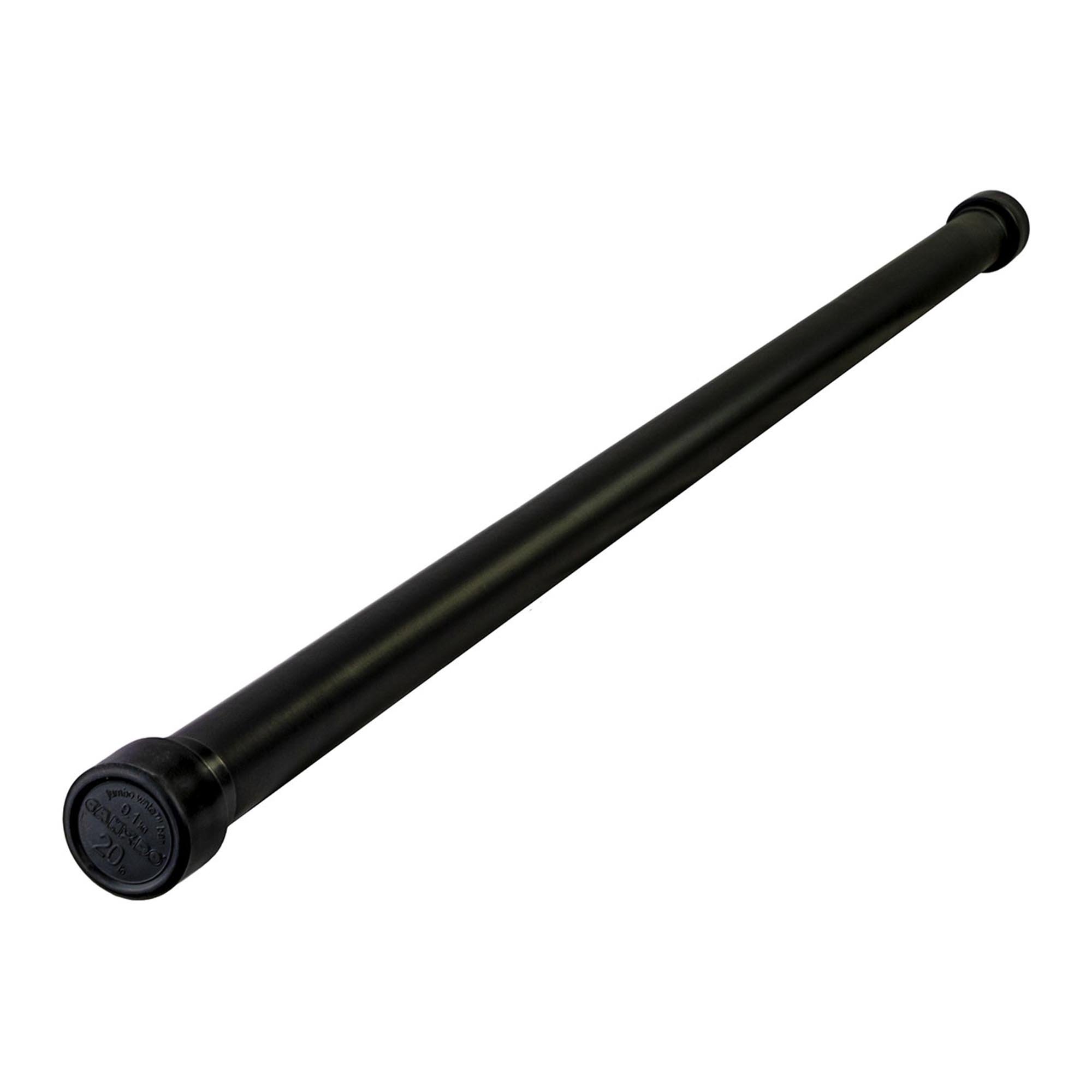 CanDo® Jumbo® WaTE™ Weighted Exercise Bar - 20 lbs, Black (Per Each)