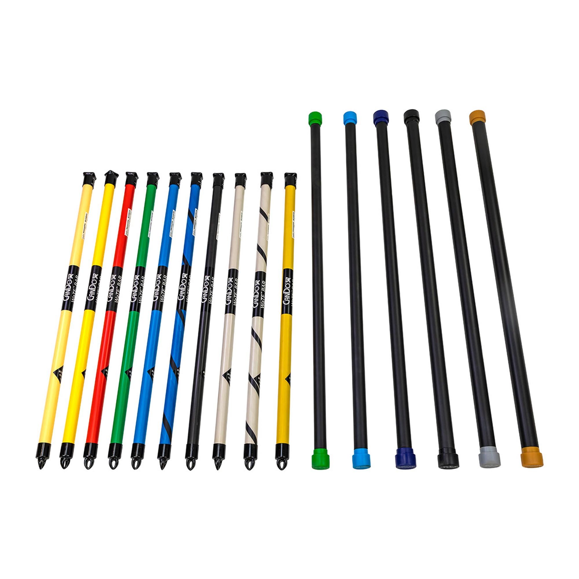 CanDo® Slim® WaTE™ Weighted Exercise Bar - 16-Piece Set (Per Set)