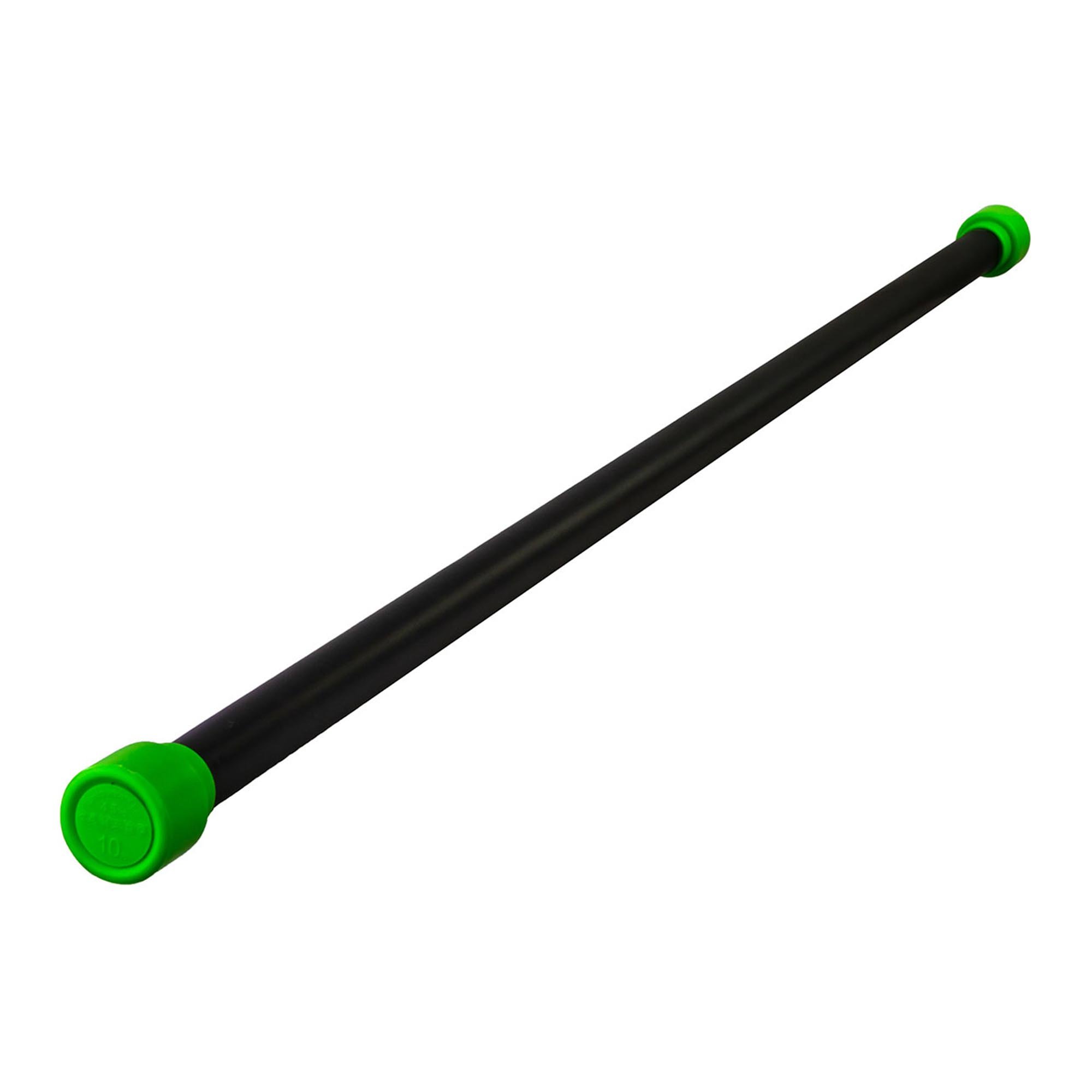 CanDo® Jumbo® WaTE™ Weighted Exercise Bar - 10 lbs, Light Green (Per Each)