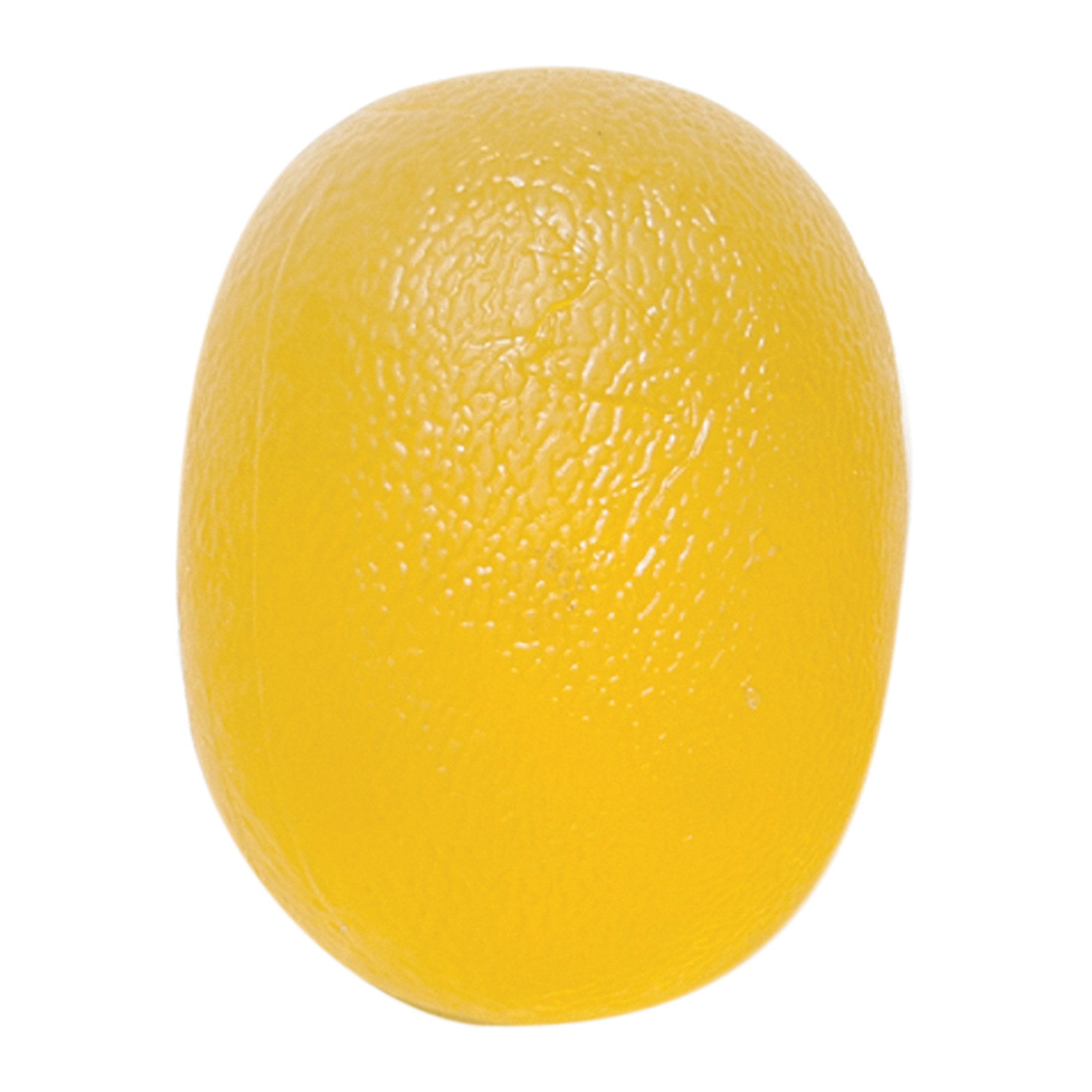 CanDo® Gel Squeeze Ball Hand Exerciser, Large Cylindrical - X-Light, Yellow (Per Each)
