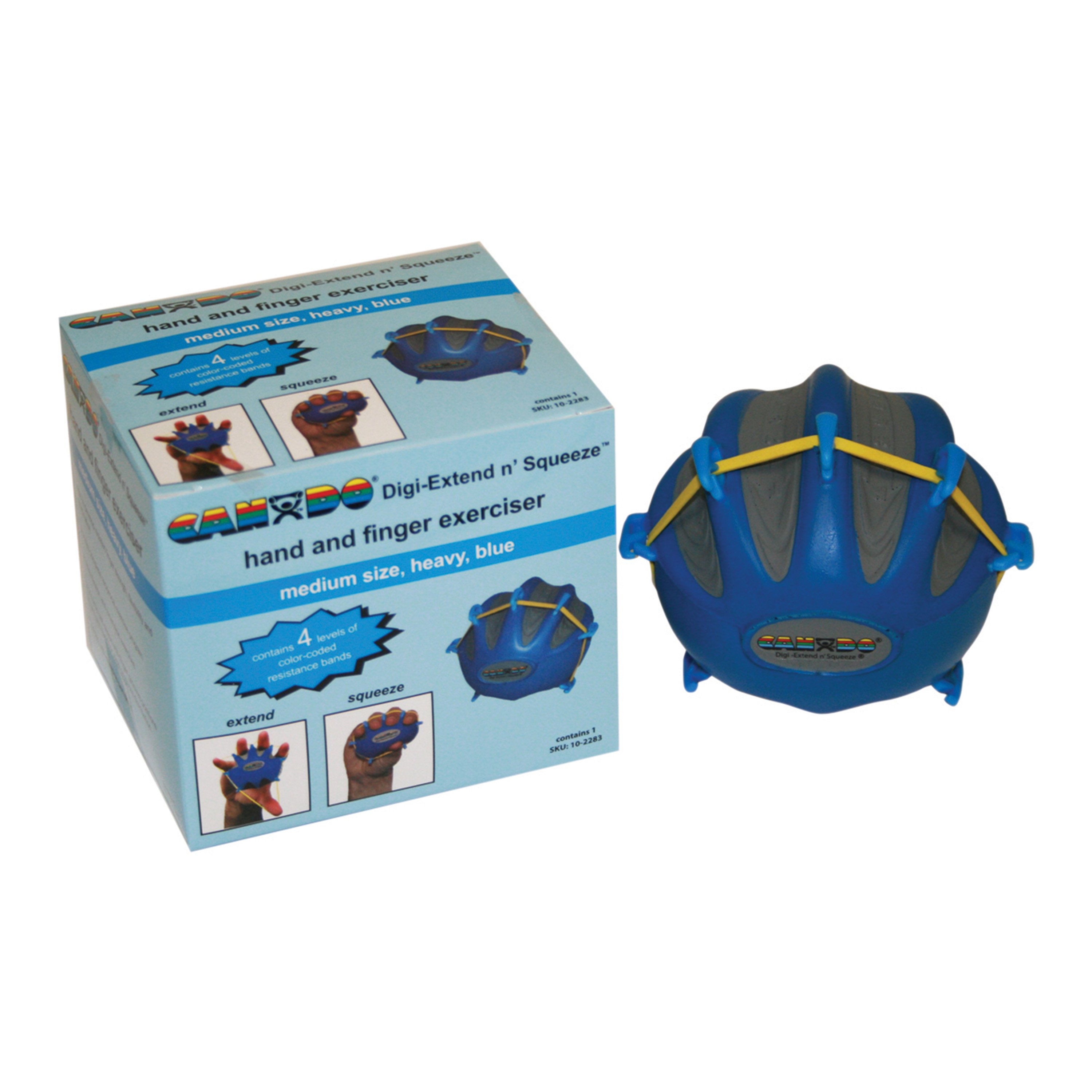 CanDo® Digi-Extend and Squeeze Hand Exerciser, Medium - Heavy, Blue (Per Each)