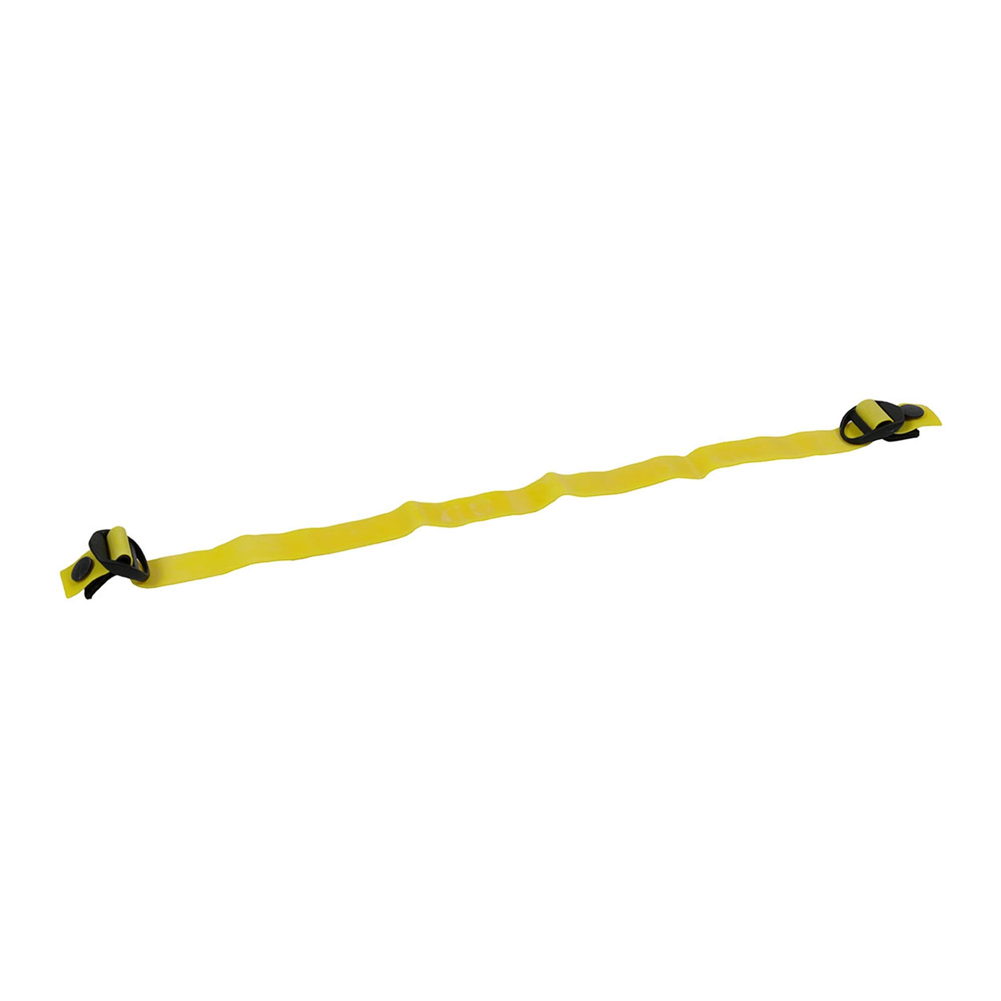 CanDo® Adjustable Exercise Band, Pack of 10 - X-Light Resistance, Yellow (Pack of 10)