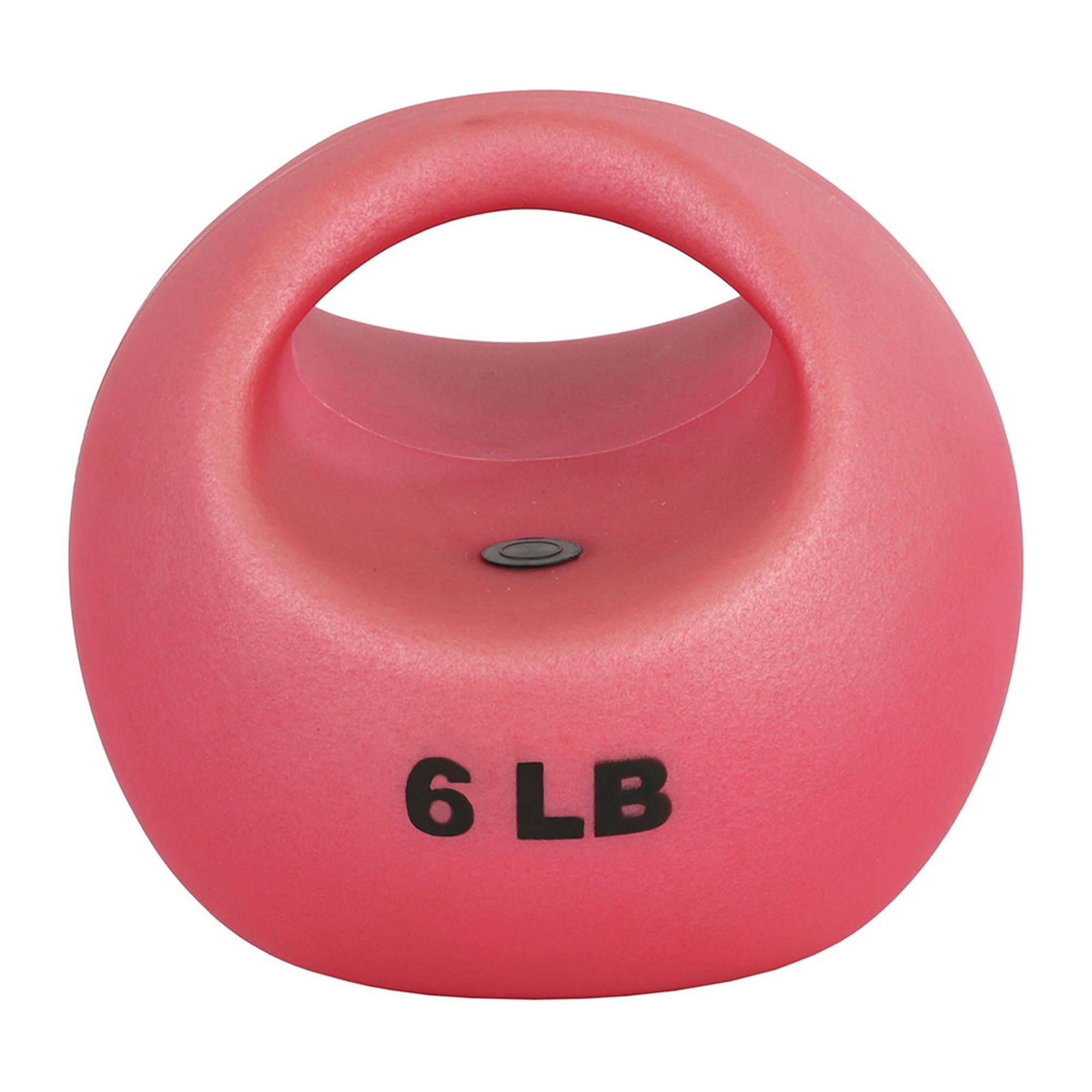 CanDo® One Handle Medicine Ball - 6 lbs, Red (Per Each)