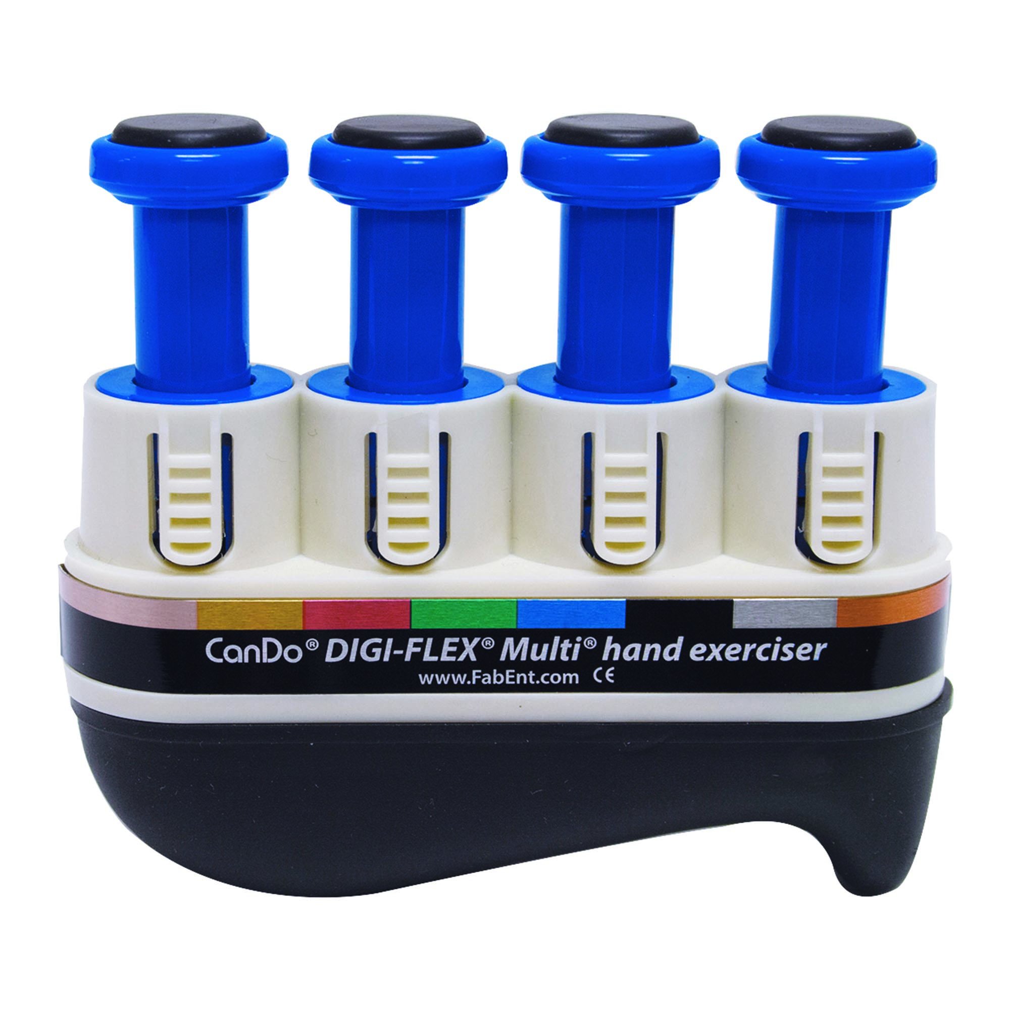 CanDo® Digi-Flex® Multi® Hand and Finger Exerciser Basic Starter Pack - Heavy Resistance, Blue (Per Pack)