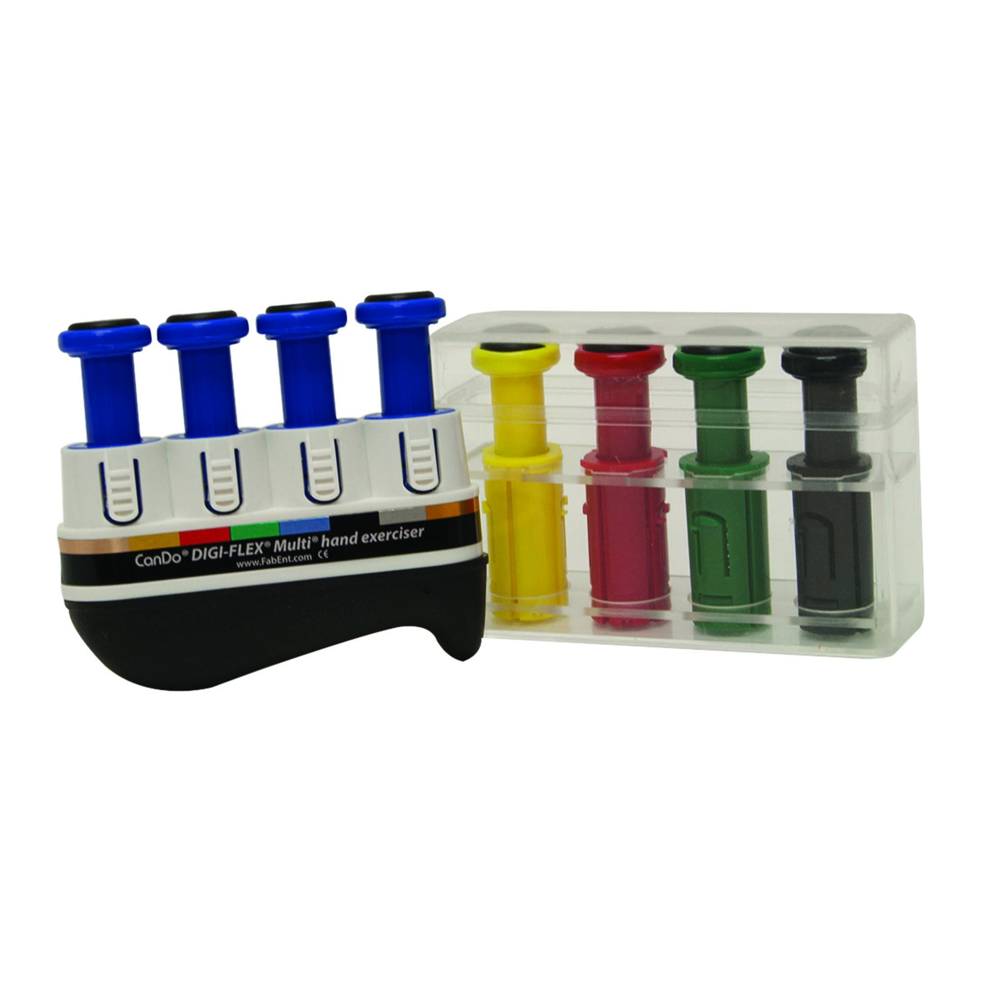 CanDo® Digi-Flex® Multi® Hand and Finger Exerciser Progressive Starter Pack - Heavy Resistance, Blue (Per Pack)