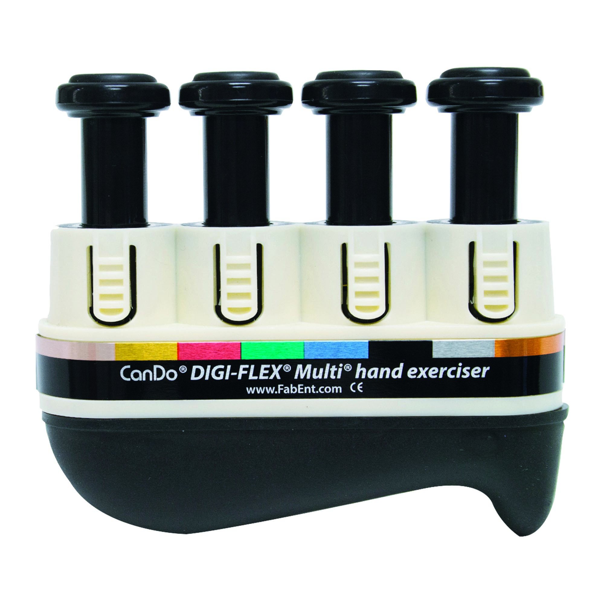 CanDo® Digi-Flex® Multi® Hand and Finger Exerciser Basic Starter Pack - X-Heavy Resistance, Black (Per Pack)