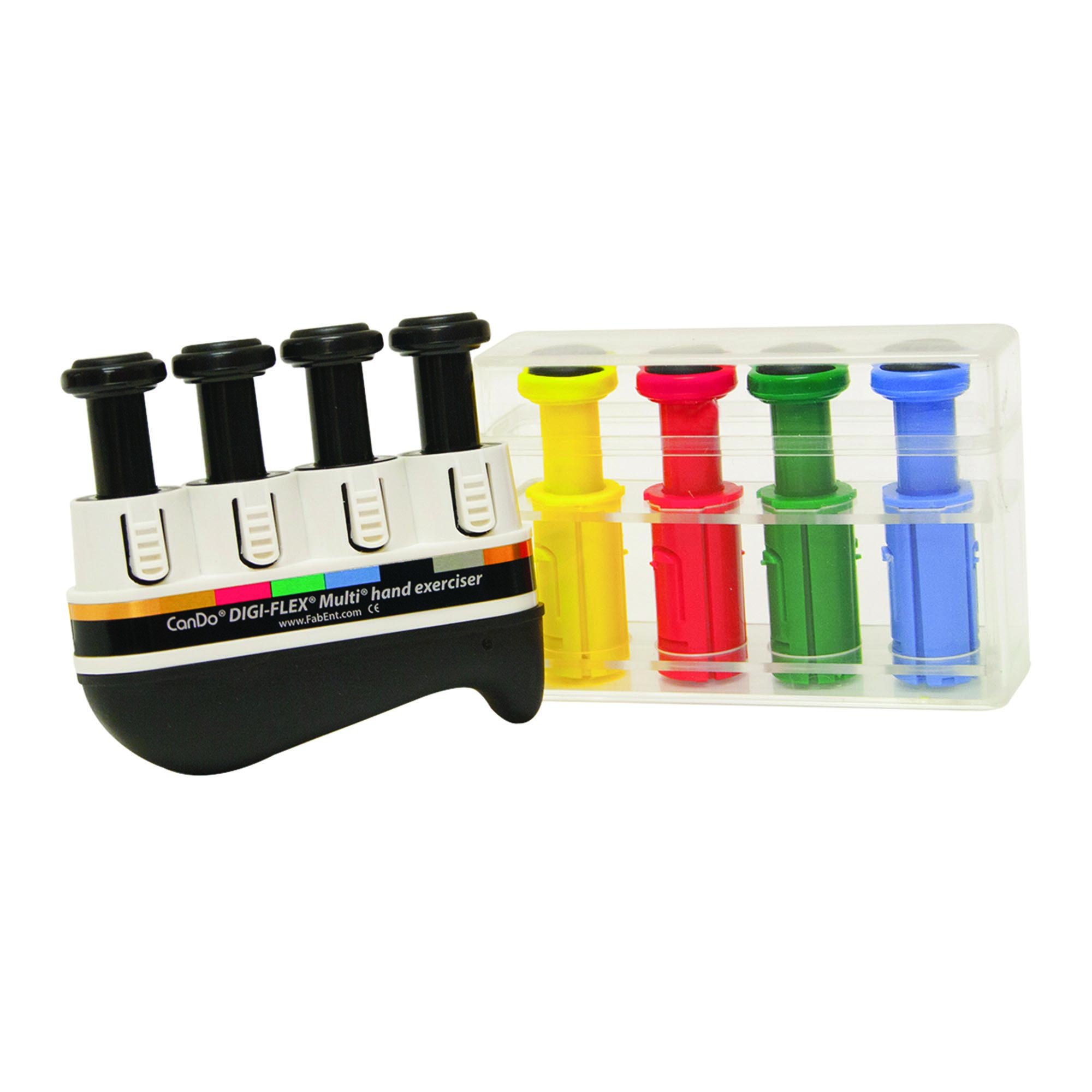 CanDo® Digi-Flex® Multi® Hand and Finger Exerciser Progressive Starter Pack - X-Heavy Resistance, Black (Per Pack)