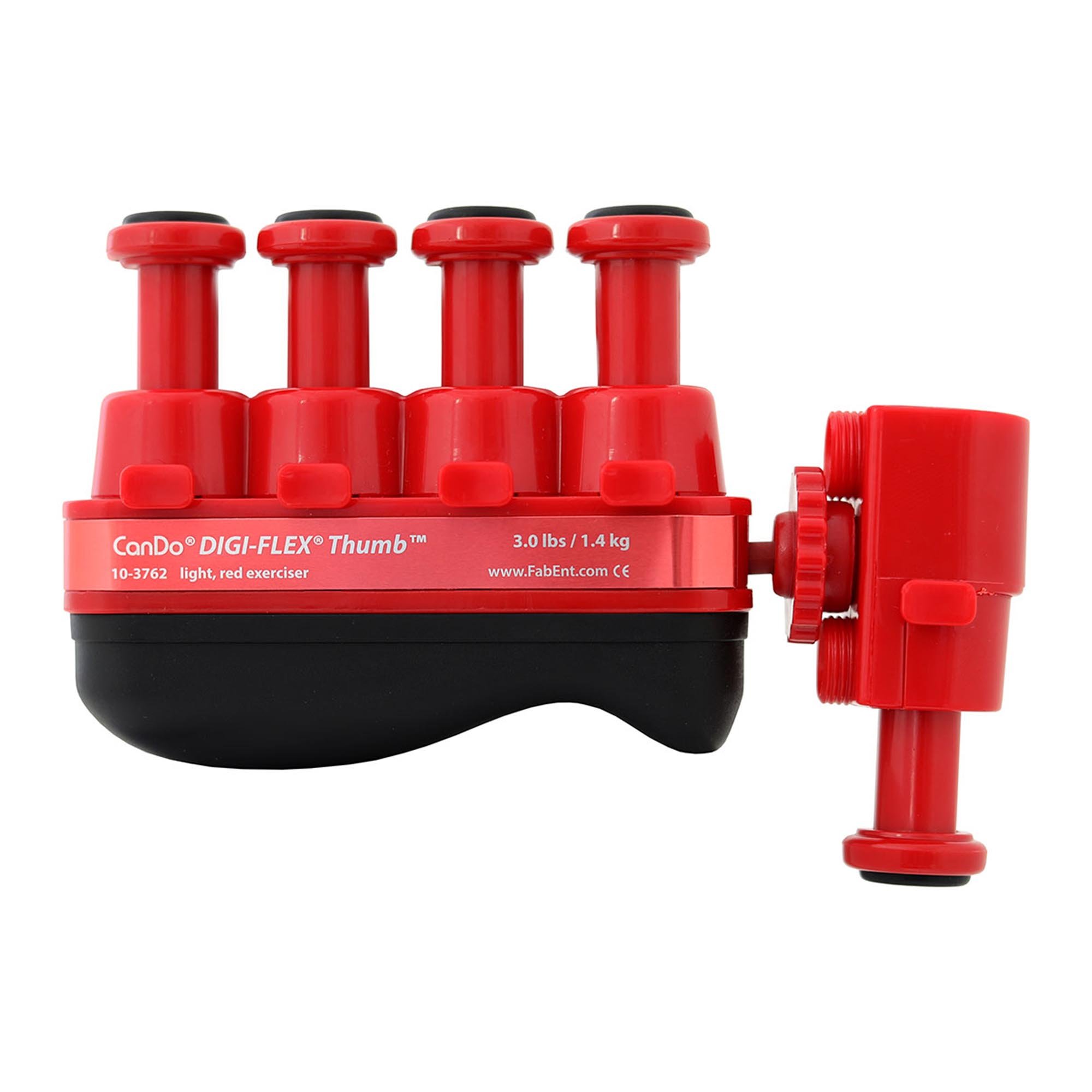 CanDo® Digi-Flex® Thumb™ Hand and Finger Exerciser - Light Resistance, Red (Per Each)
