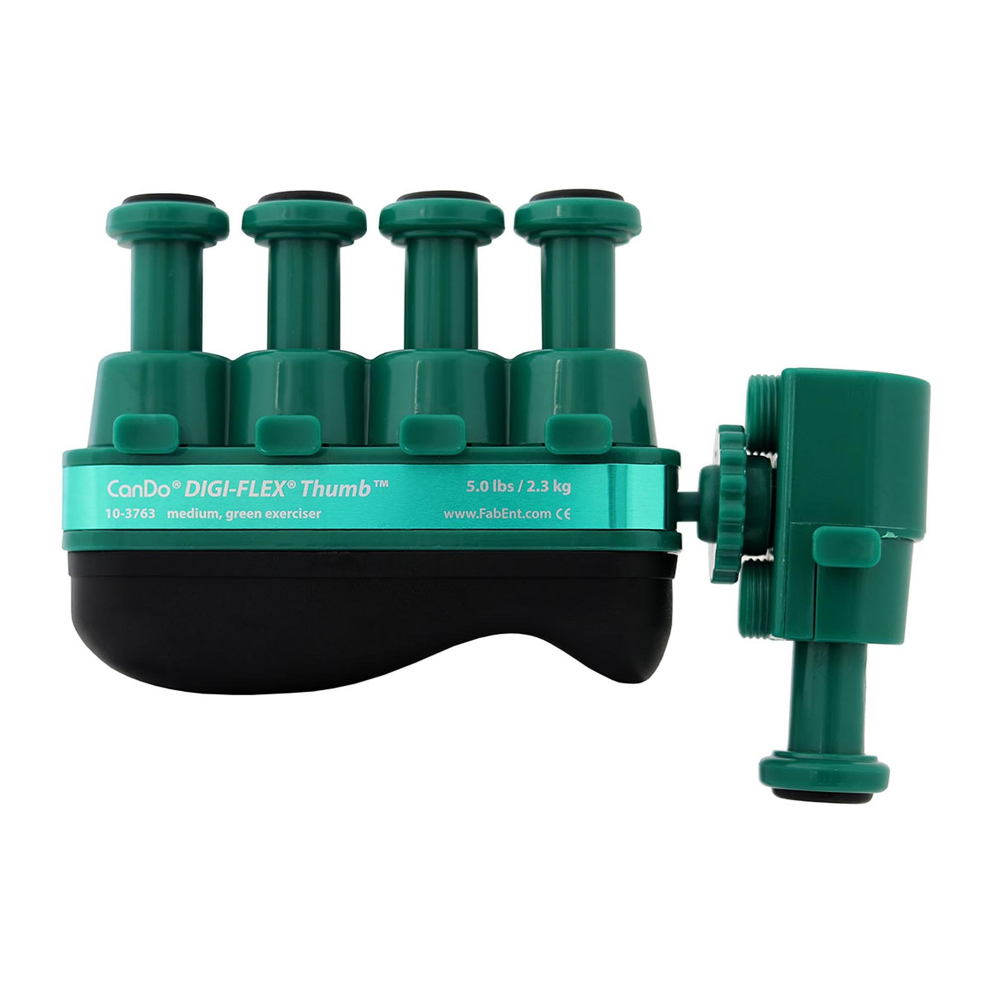 CanDo® Digi-Flex® Thumb™ Hand and Finger Exerciser - Medium Resistance, Green (Per Each)