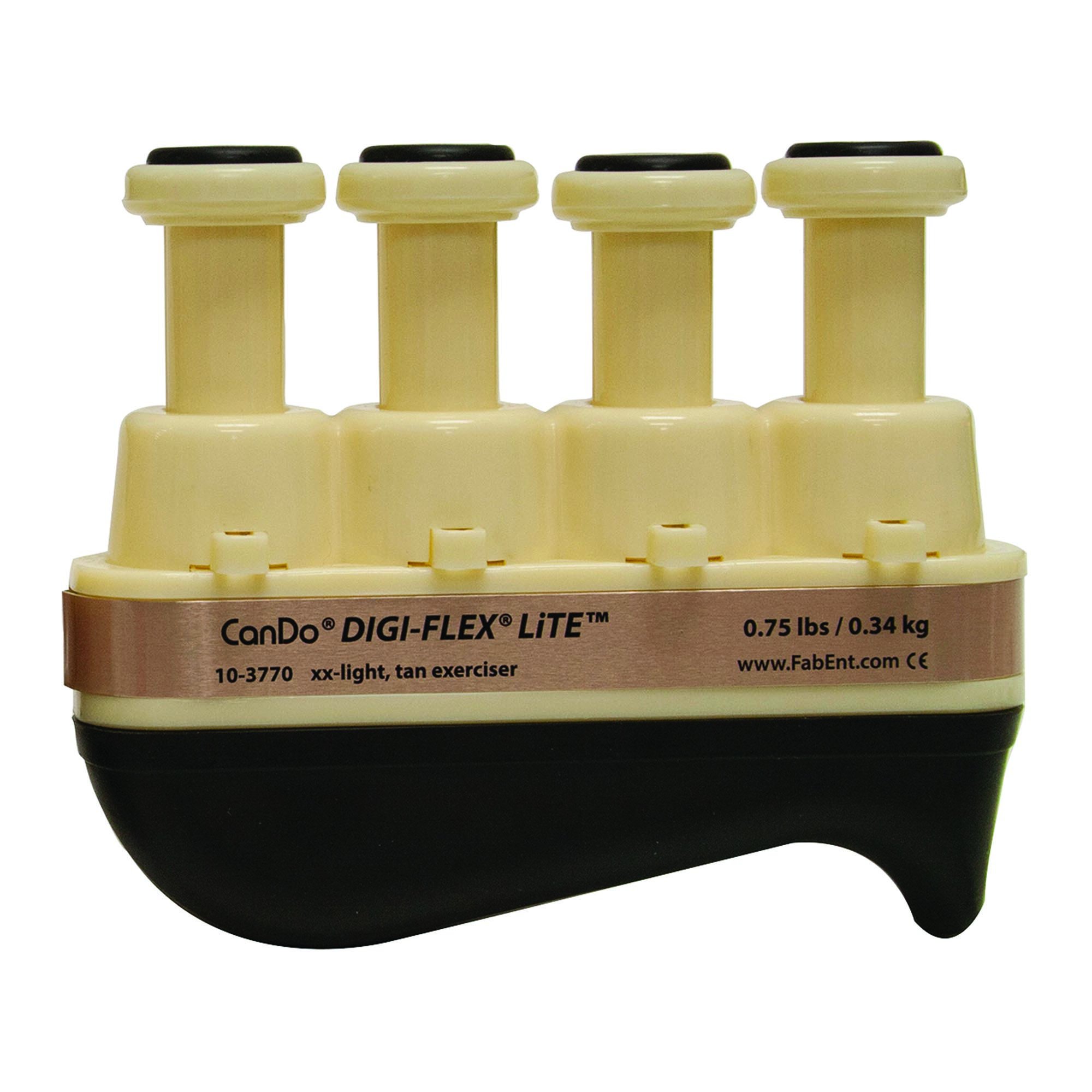 CanDo® Digi-Flex® LiTE® Hand and Finger Exerciser - XX-Light Resistance, Tan (Per Each)
