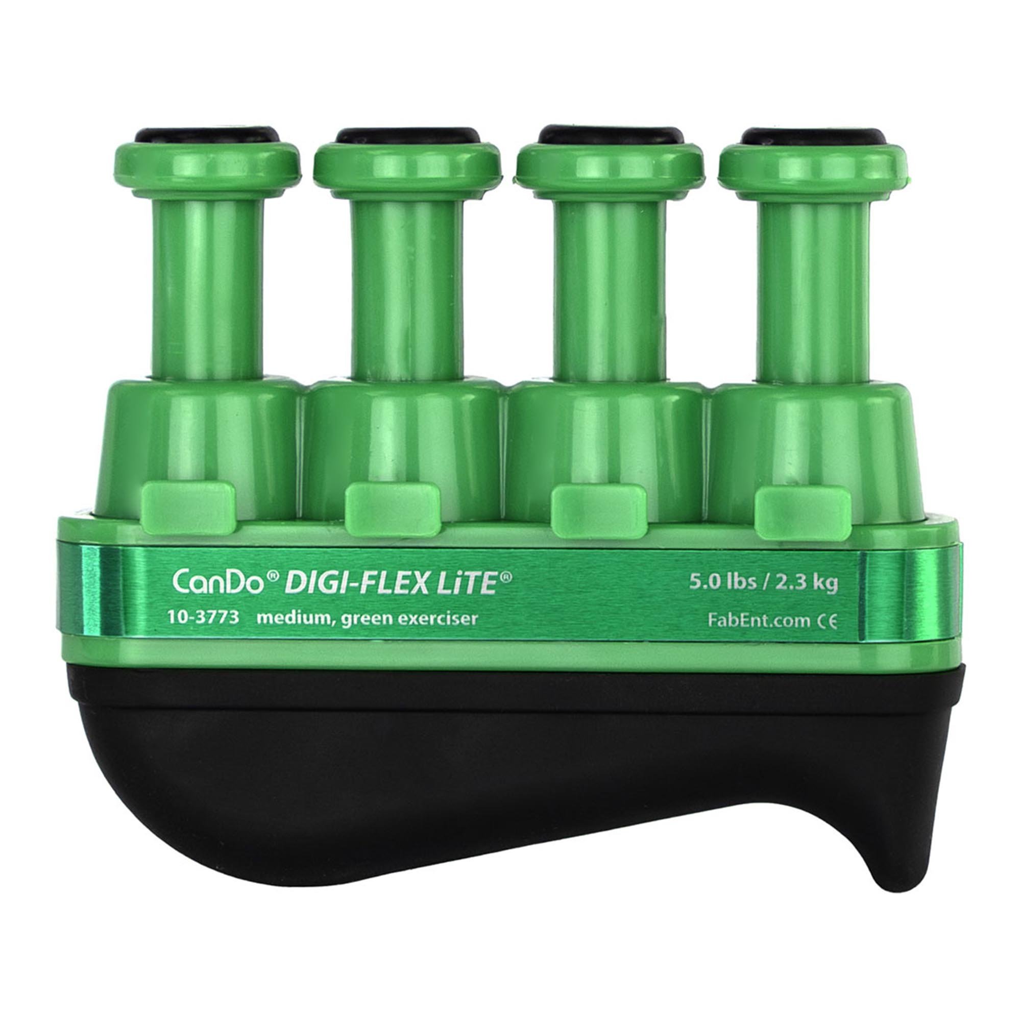 CanDo® Digi-Flex® LiTE® Hand and Finger Exerciser - Medium Resistance, Green (Per Each)