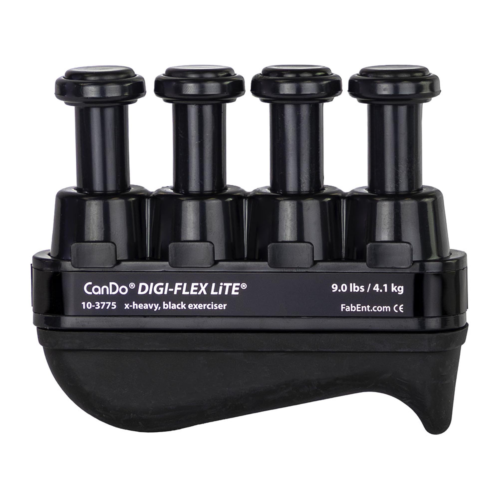 CanDo® Digi-Flex® LiTE® Hand and Finger Exerciser - X-Heavy Resistance, Black (Per Each)