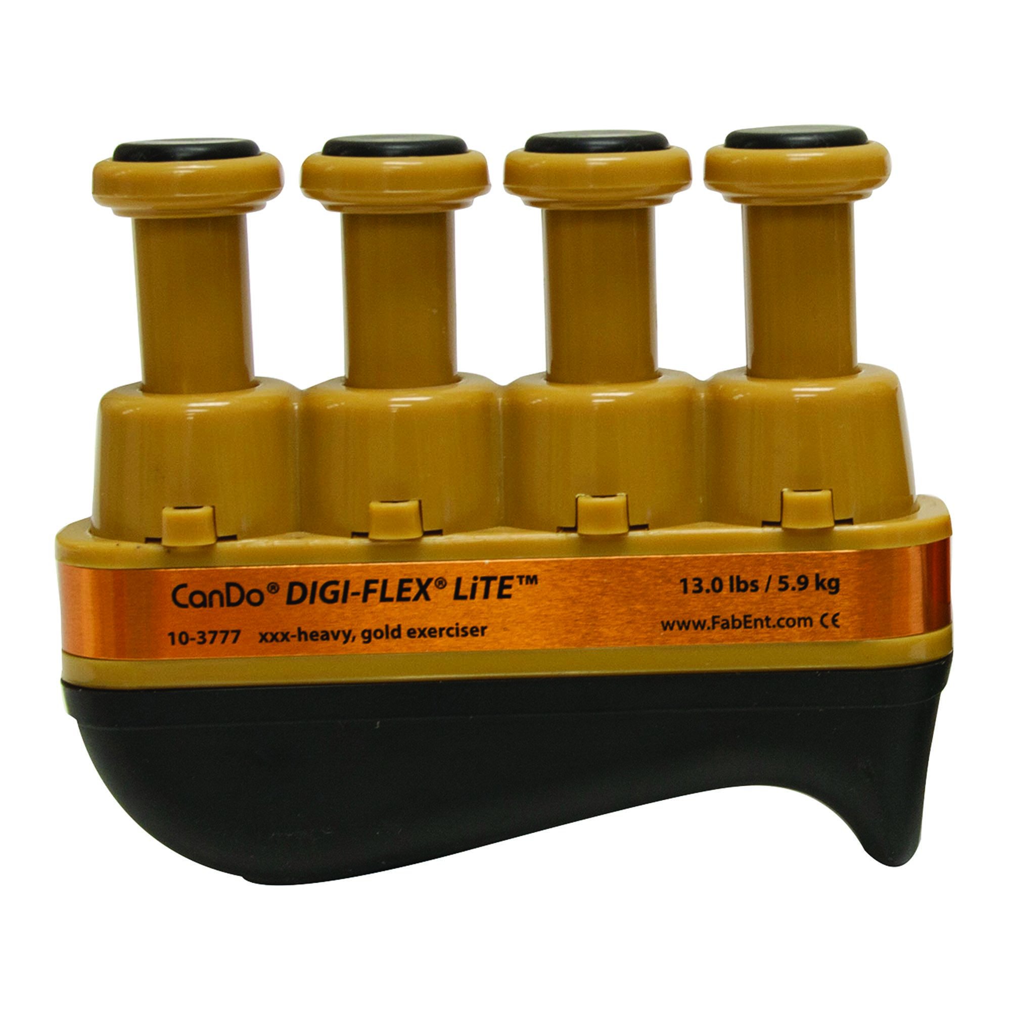 CanDo® Digi-Flex® LiTE® Hand and Finger Exerciser - XXX-Heavy Resistance, Gold (Per Each)