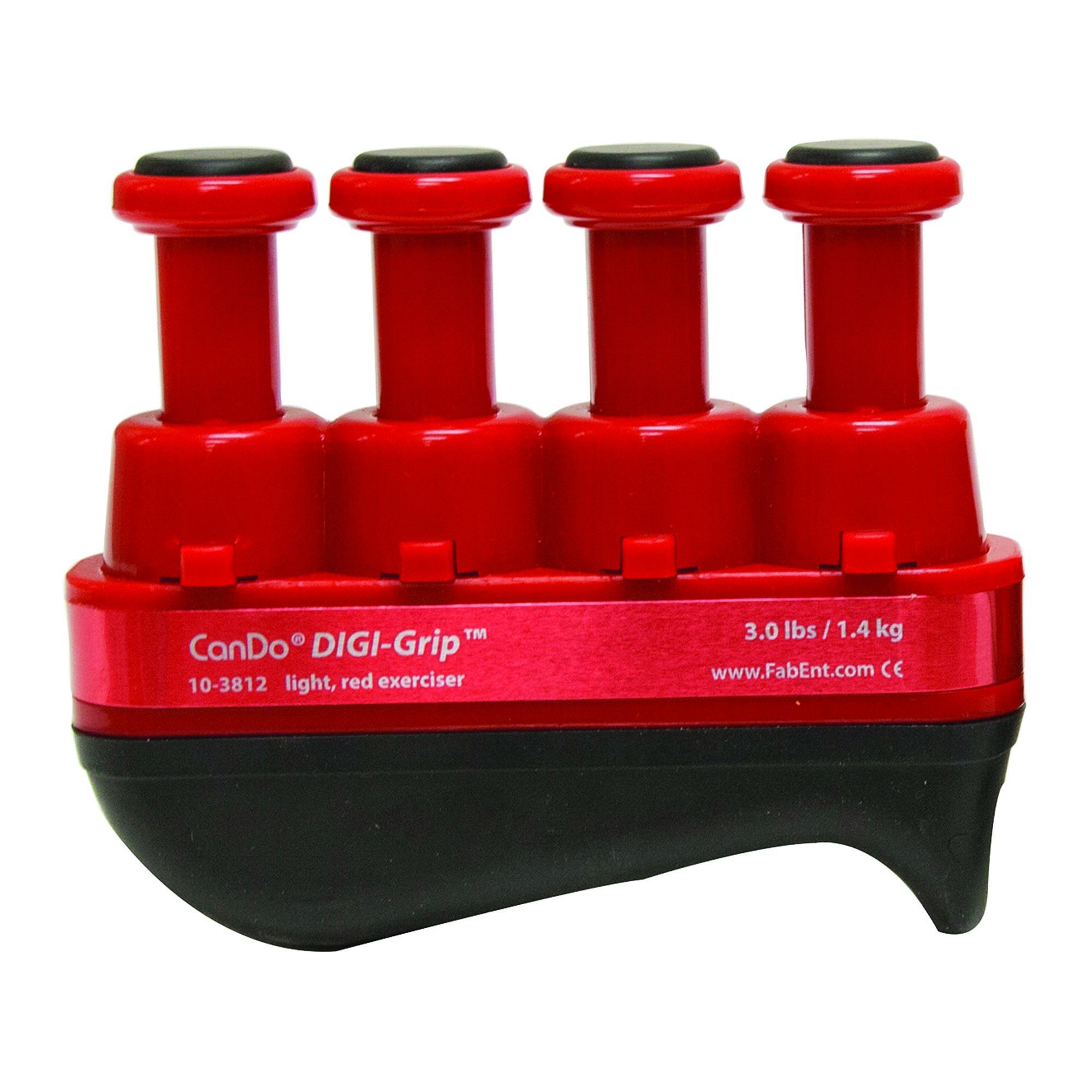 CanDo® Digi-Grip™ Hand and Finger Exerciser - Light Resistance, Red (Per Each)