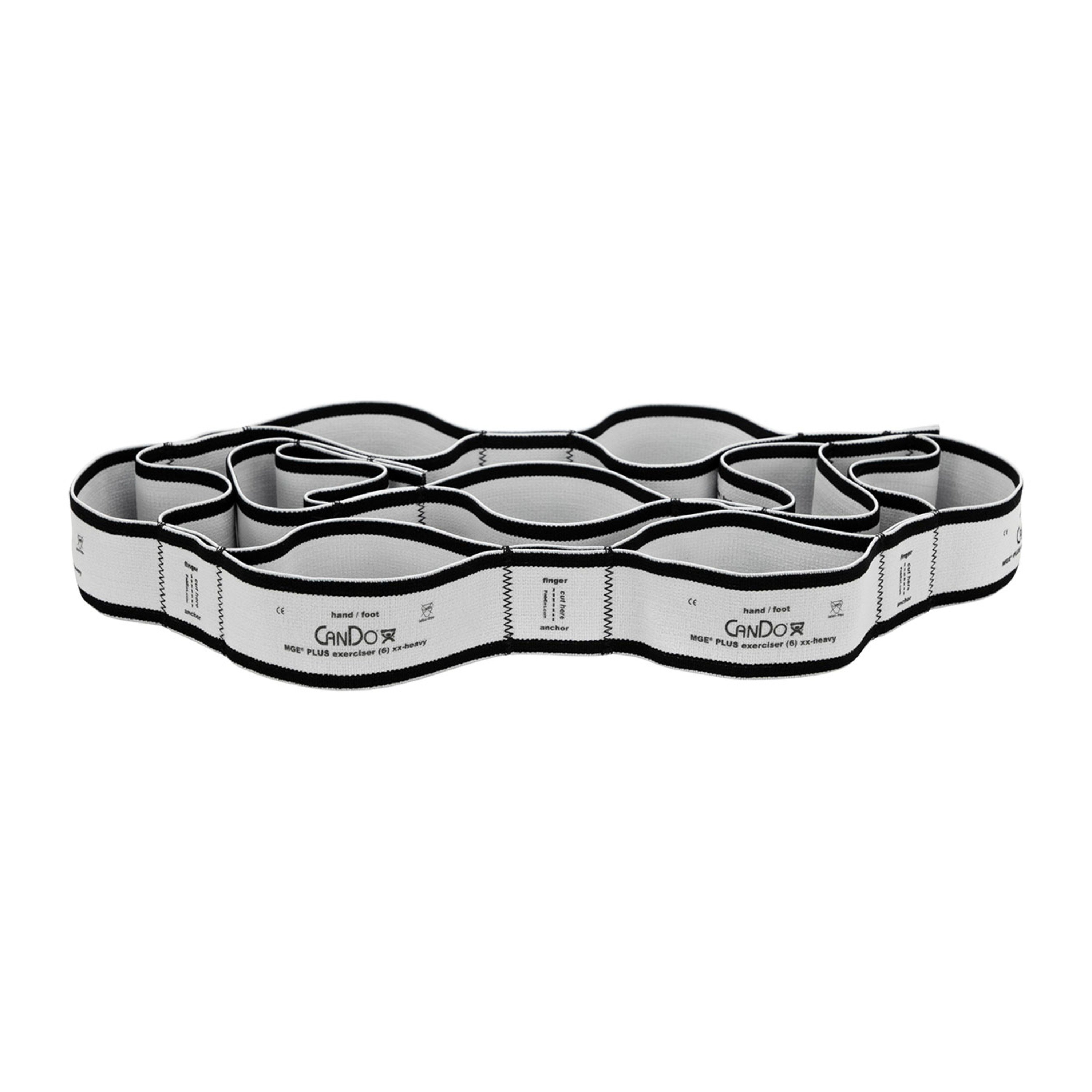 CanDo® MGE® Multi-Grip™ Plus Exerciser, 6' L - XX-Heavy Resistance, Silver (Per Each)