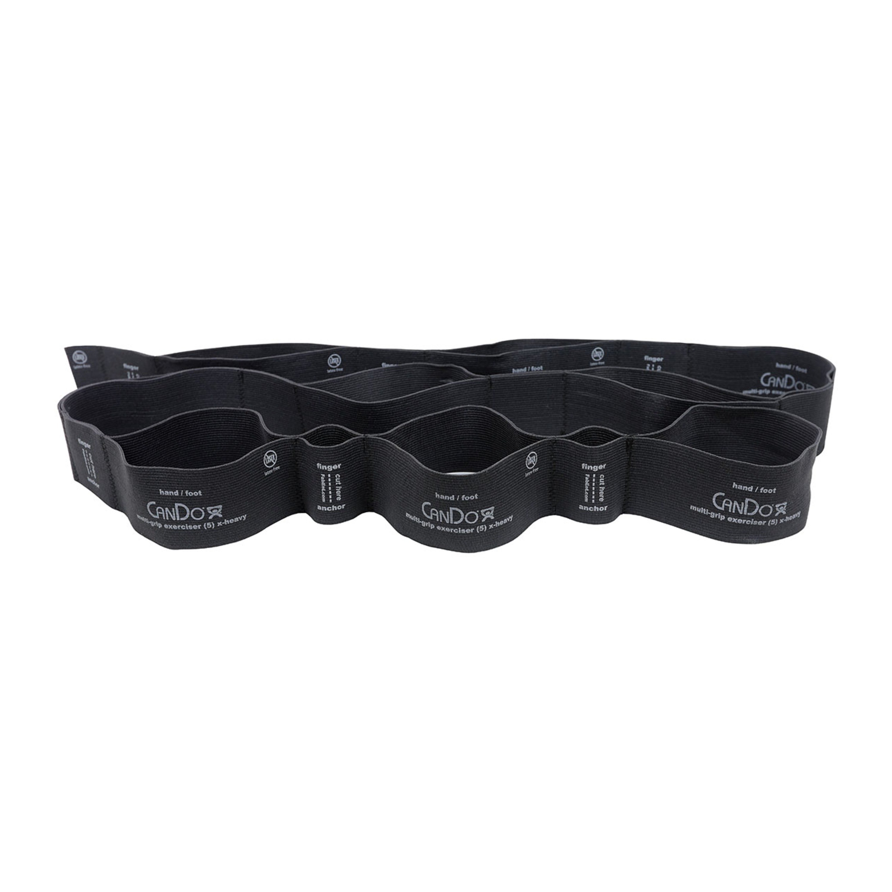 CanDo® MGE® Multi-Grip™ Exerciser, 6' L - X-Heavy Resistance, Black (Per Each)
