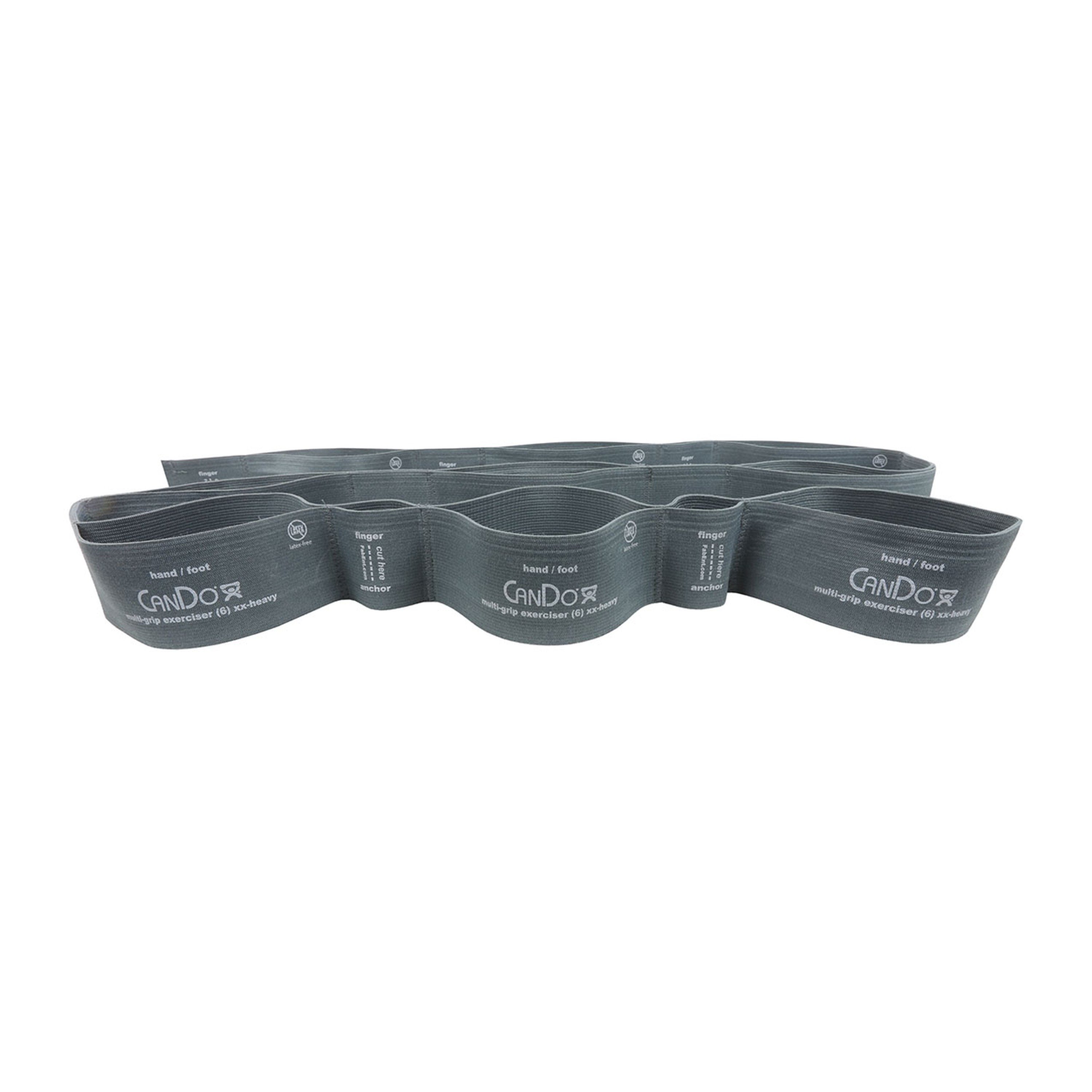 CanDo® MGE® Multi-Grip™ Exerciser, 6' L - XX-Heavy Resistance, Silver (Per Each)