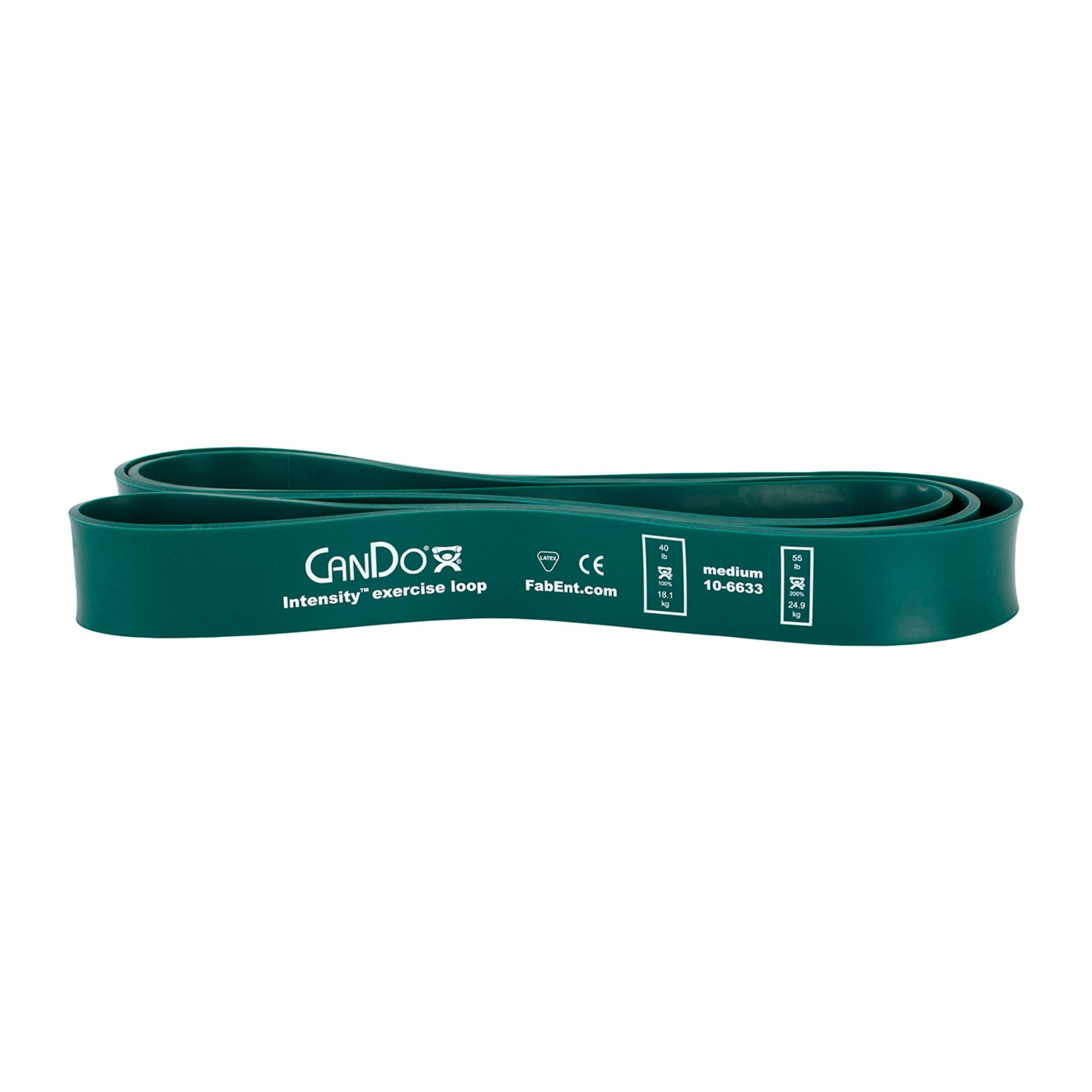 CanDo® Intensity™ Exercise Loop - Medium Resistance, Green (Per Each)