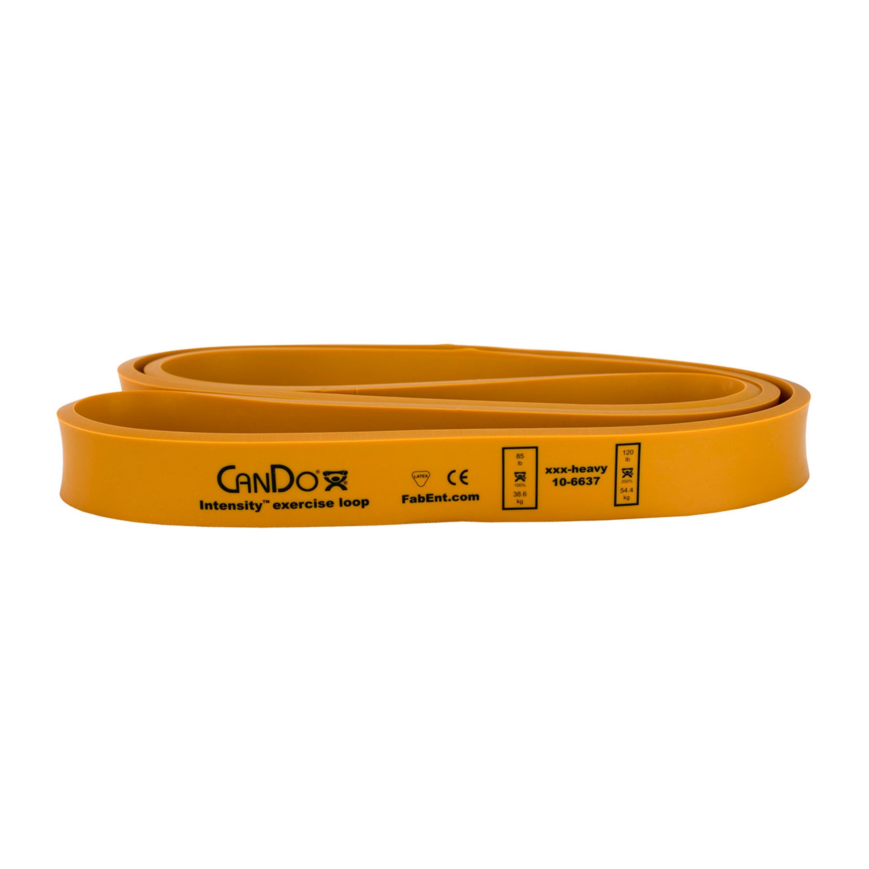 CanDo® Intensity™ Exercise Loop - XXX-Heavy Resistance, Gold (Per Each)