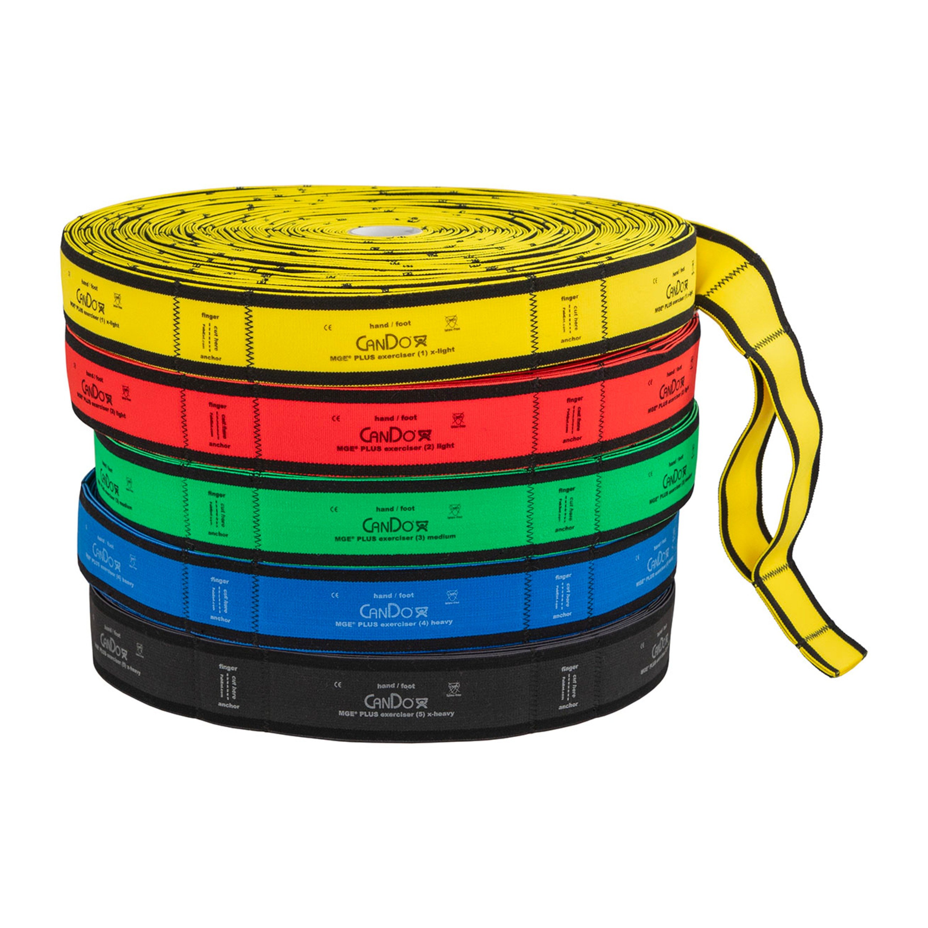 CanDo® MGE® Multi-Grip™ Plus Exerciser, 30 Yard L - 5-Piece Set (Per Set)
