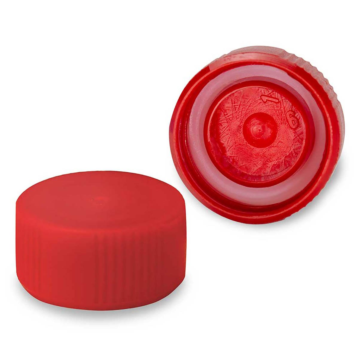 Screw Caps with O-Ring for Microtubes - Red