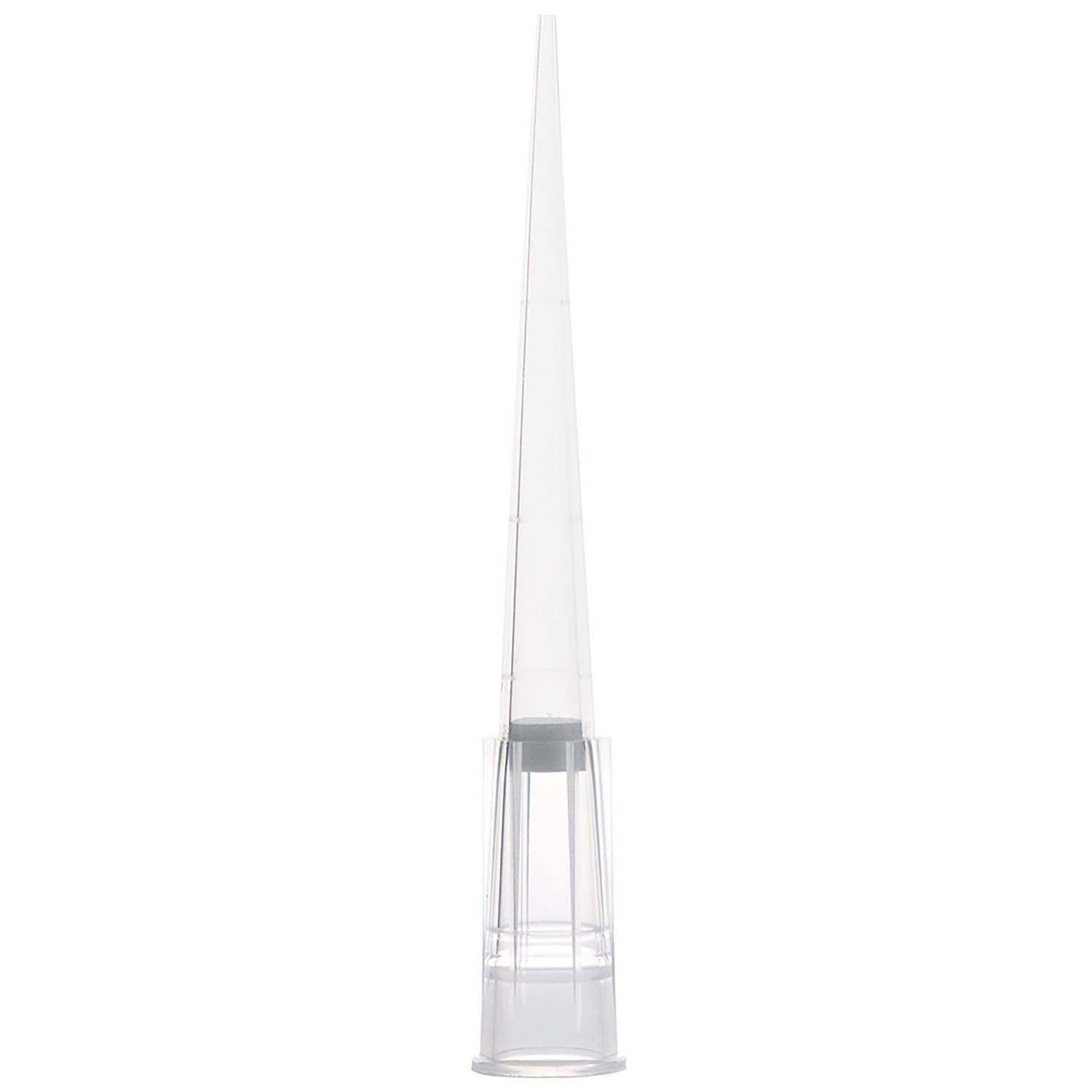 1uL-100uL Certified Universal Low Retention Graduated Filter Pipette Tip - Natural, Sterile, 54mm, Case of 1920