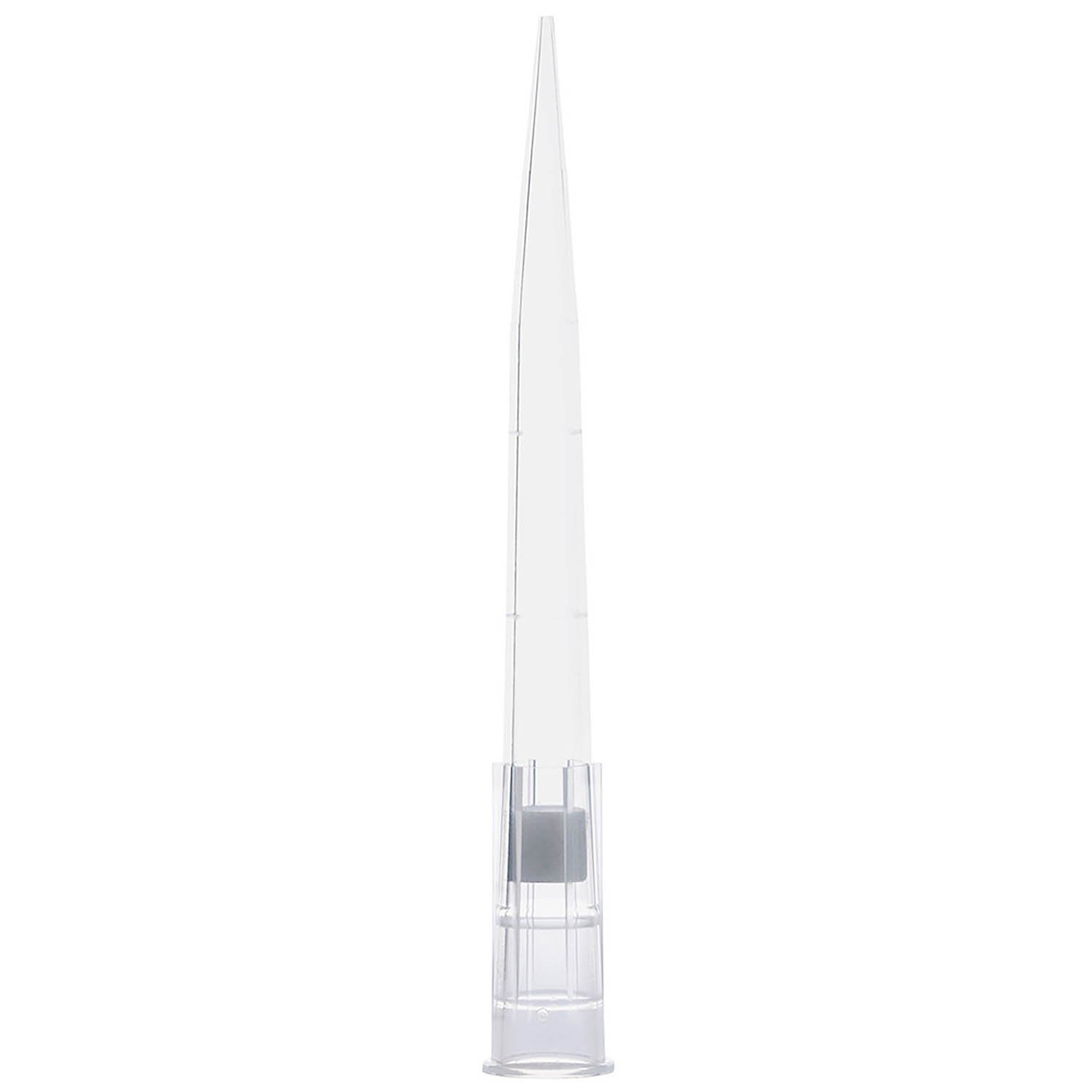 1uL-300uL Certified Universal Low Retention Graduated Filter Pipette Tip - Natural, Sterile, 59mm, Case of 1920