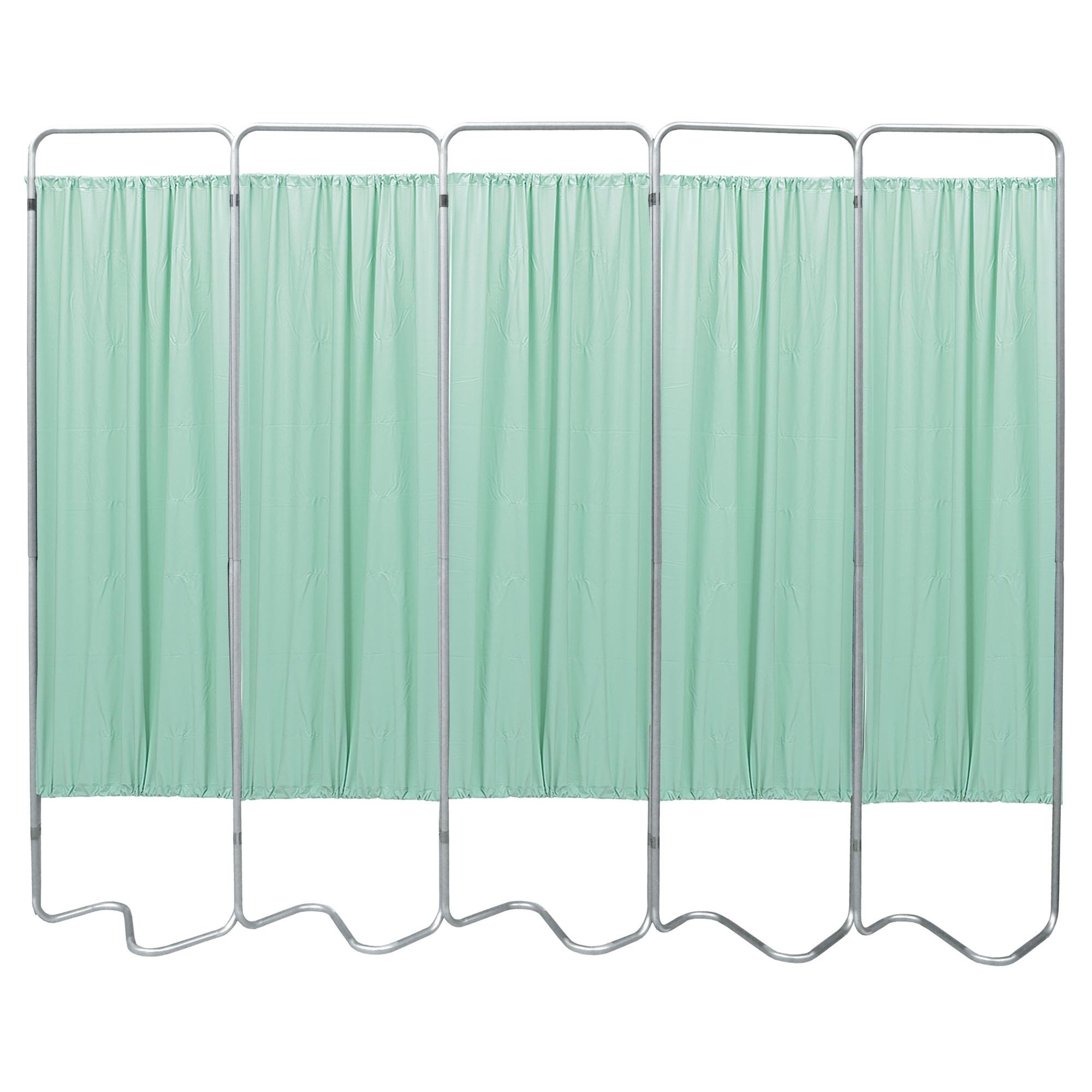 Beamatic 5 Section Folding Privacy Screen - Green Vinyl Screen Panel