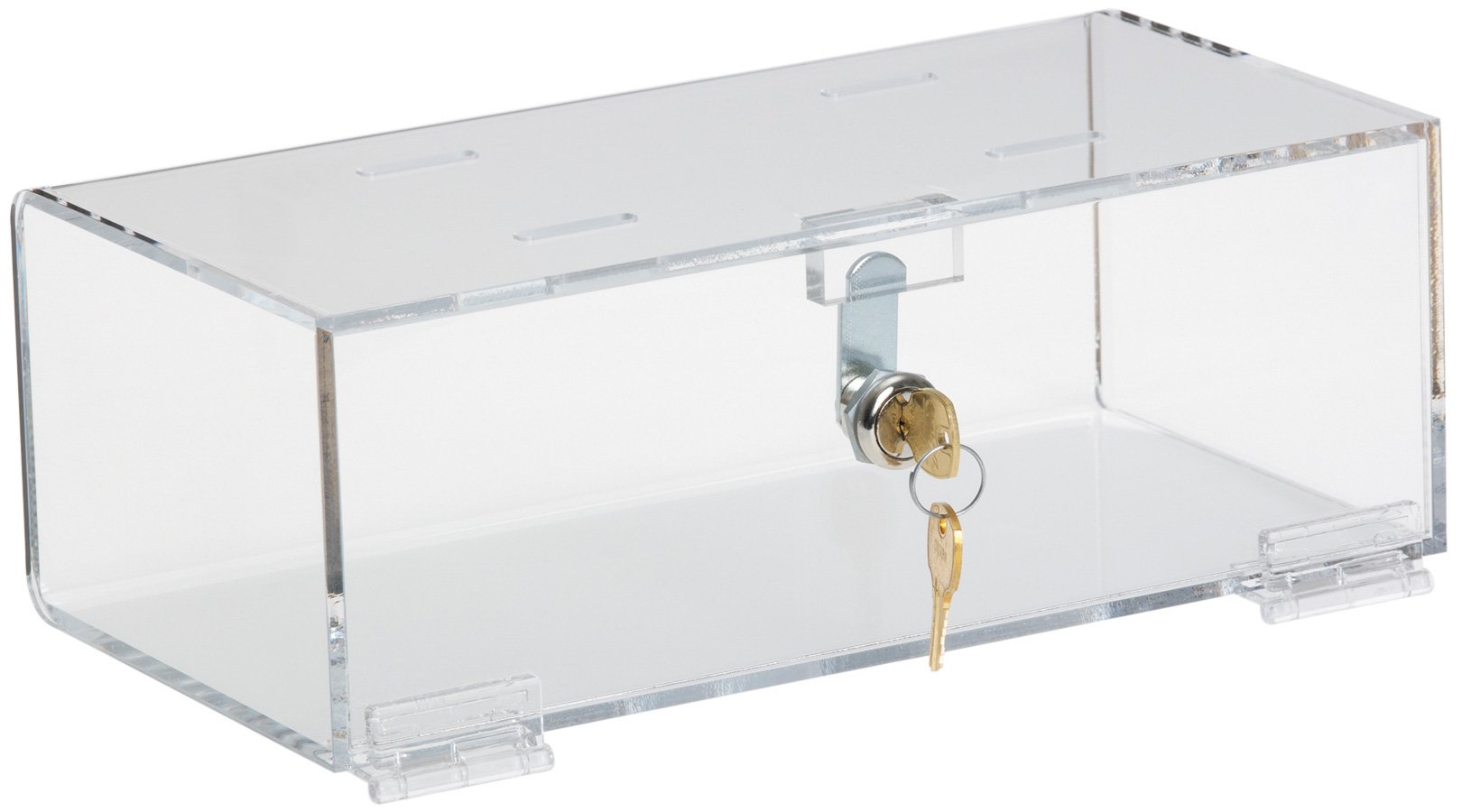 OmniMed 18300 Clear Acrylic Refrigerator Lock Box 4.25
